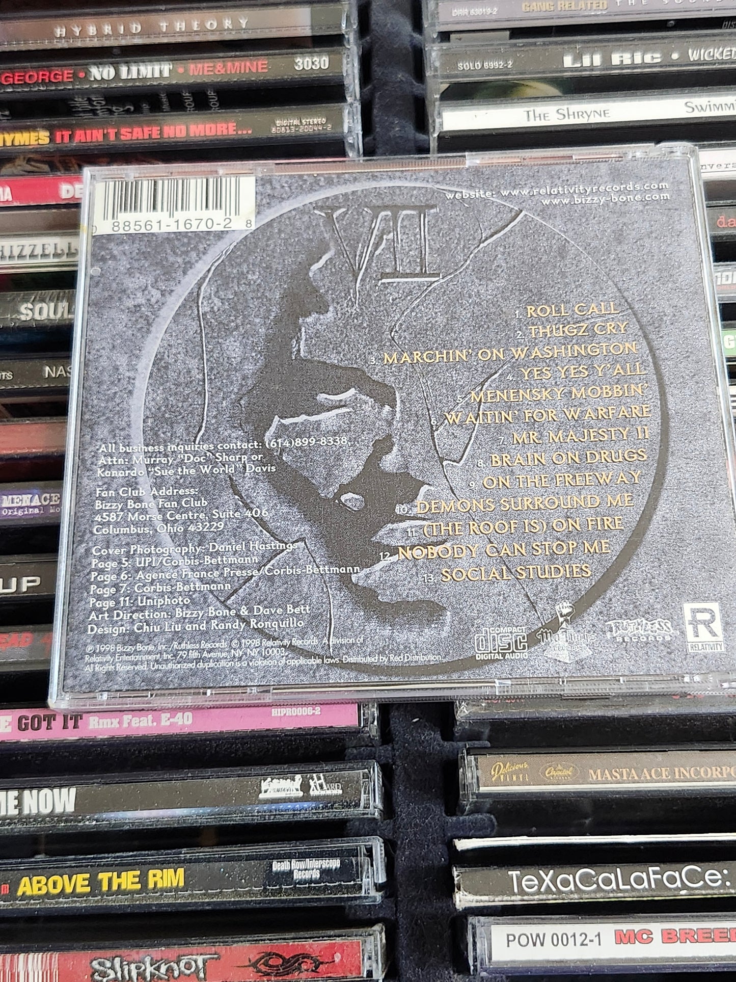 Bizzy Bone – Heaven'z Movie CD Bone Thugs Rare HTF OOP