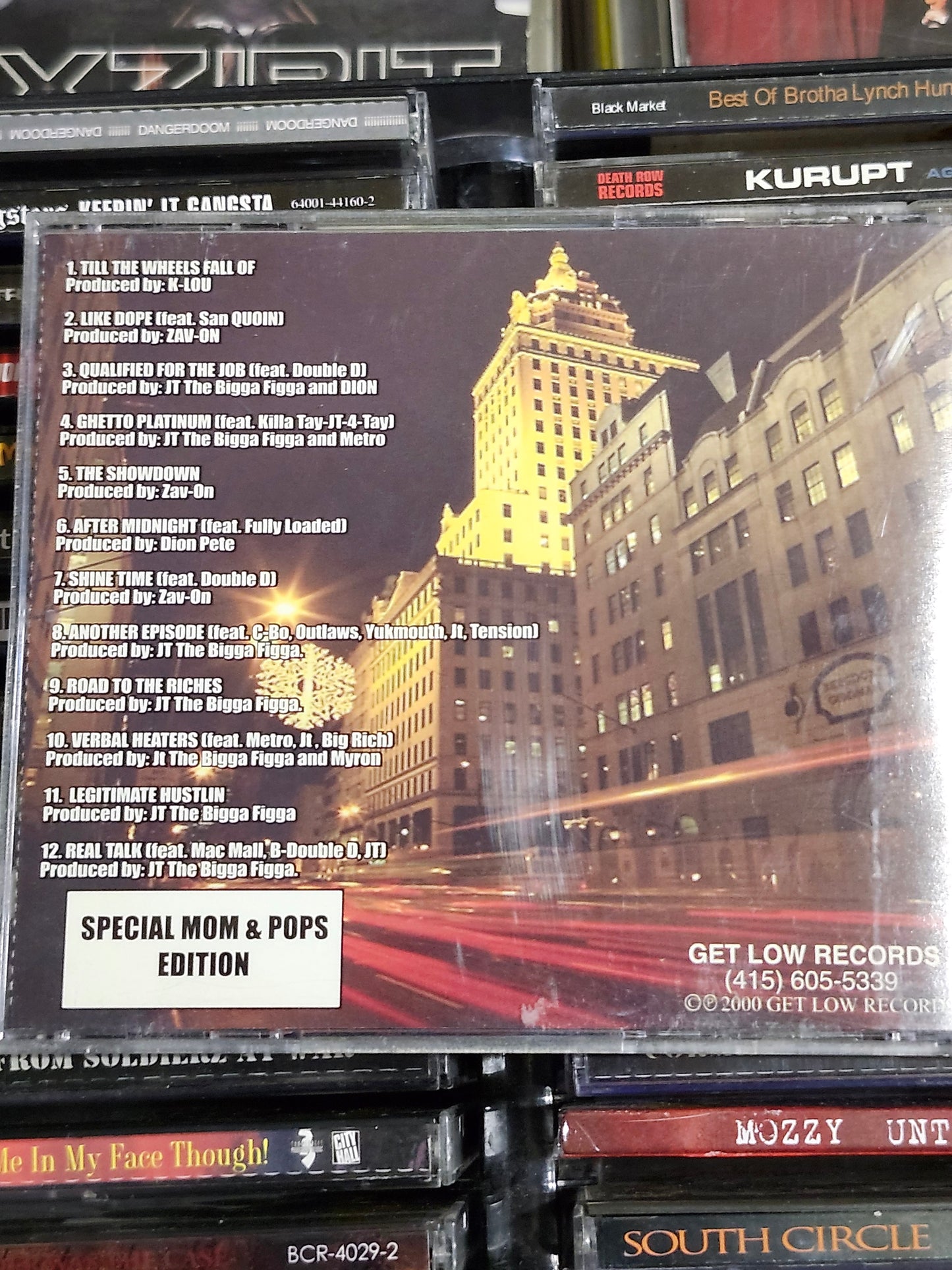 GLP Ghetto Platinum The Gamblaz Soundtrack C-Bo Yukmouth Outlawz Rare HTF OOP