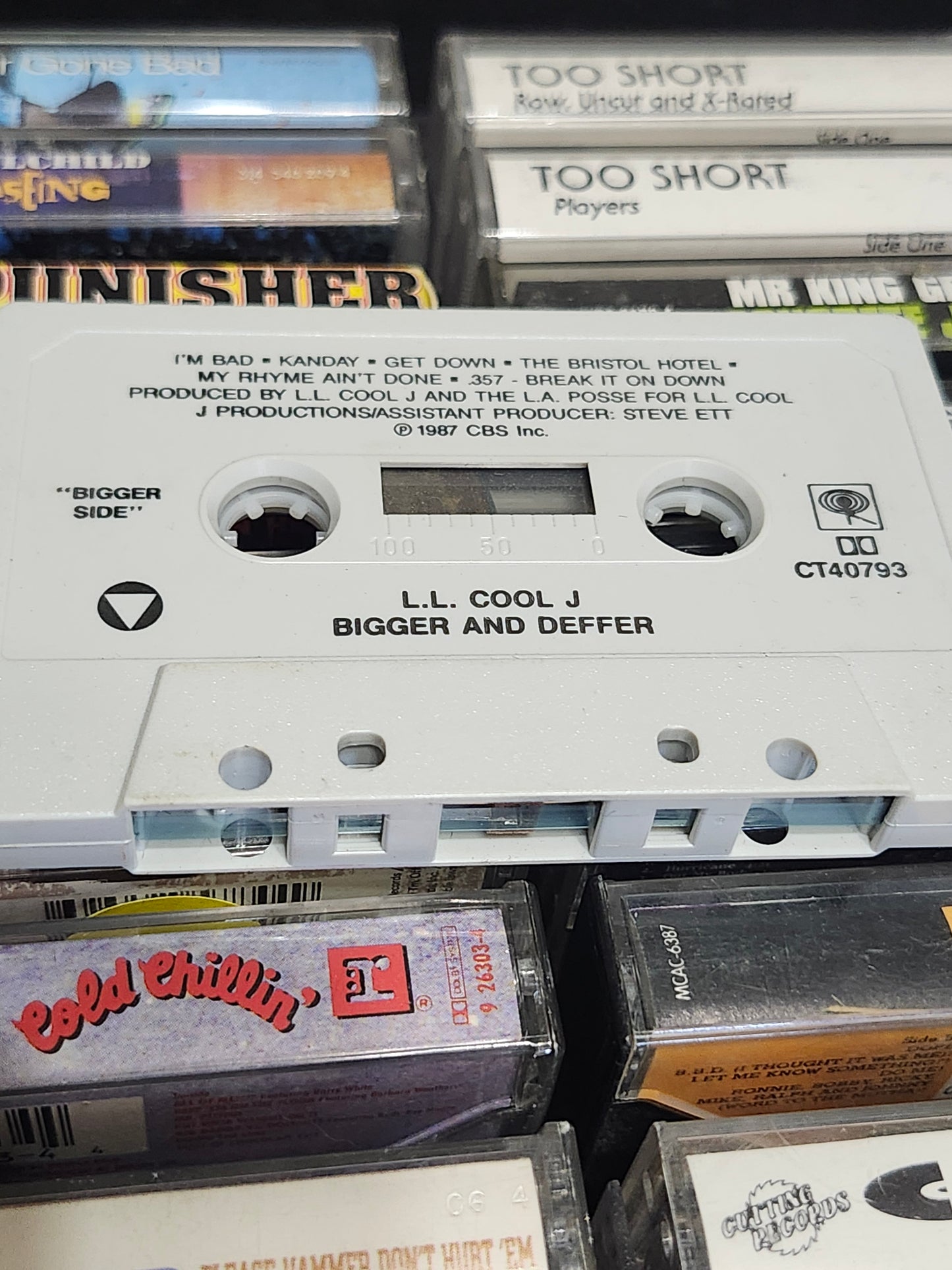 L.L. Cool J ‎– Bigger And Deffer (BAD) Cassette Tape Hip Hop Def Jam
