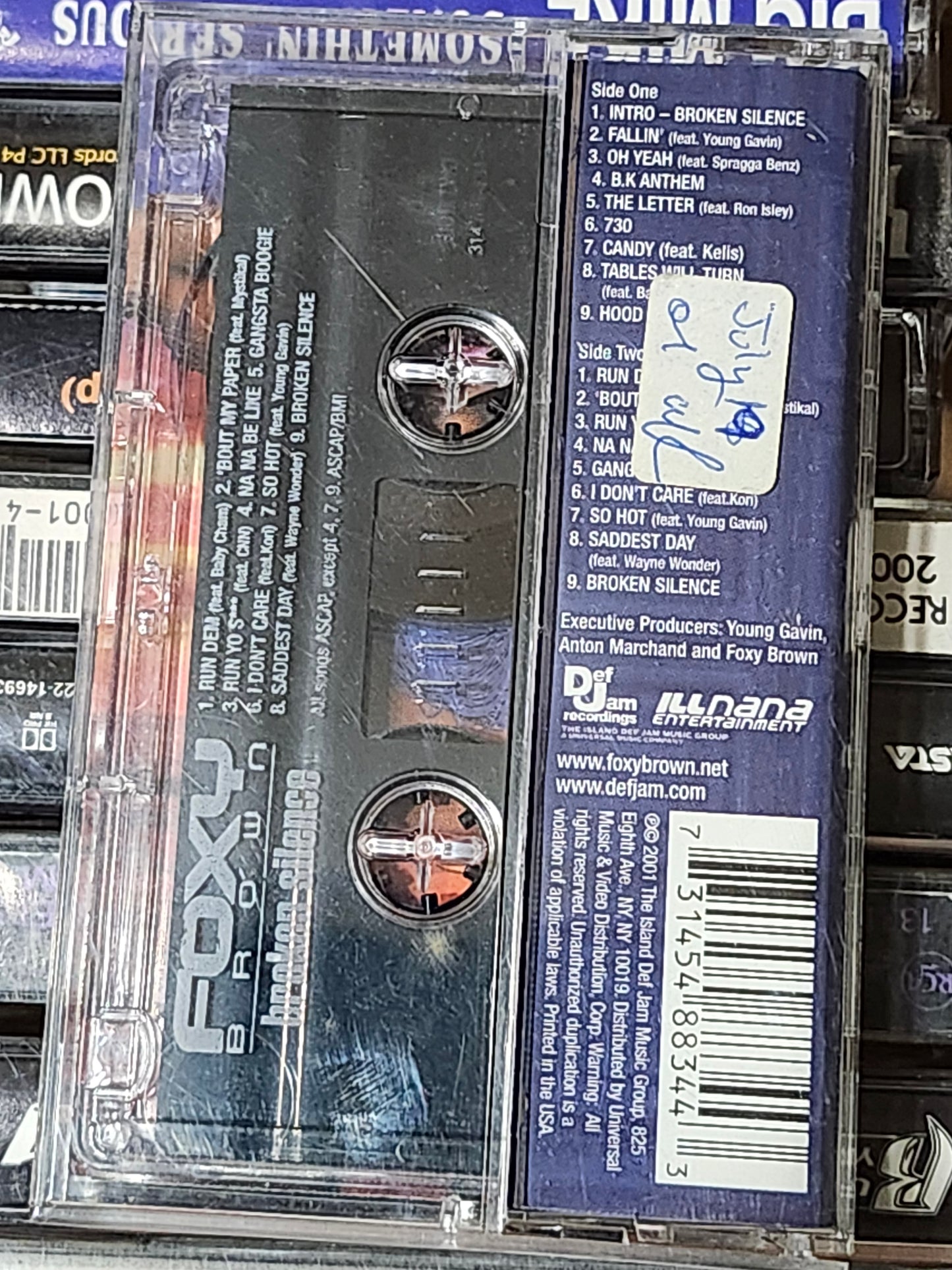 Foxy Brown Broken Silence Cassette Rare HTF OOP