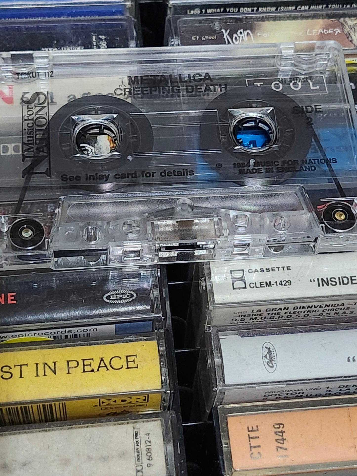 Metallica Creeping Death Cassette Tape