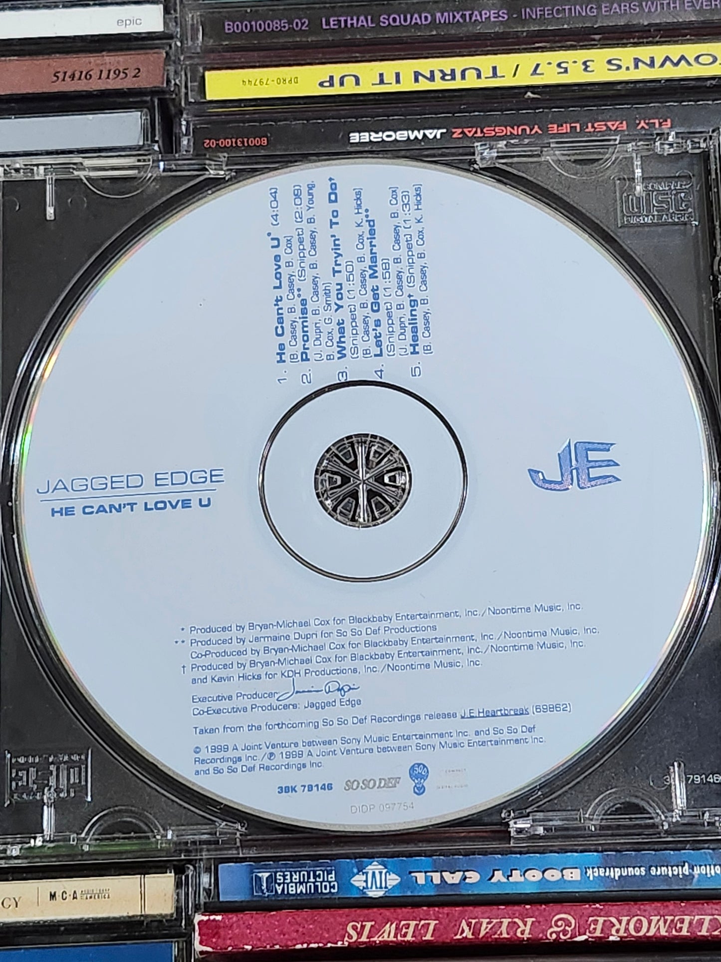 Jagged Edge He Can't Love U CD Single Sampler Promo Jermaine Dupri JD