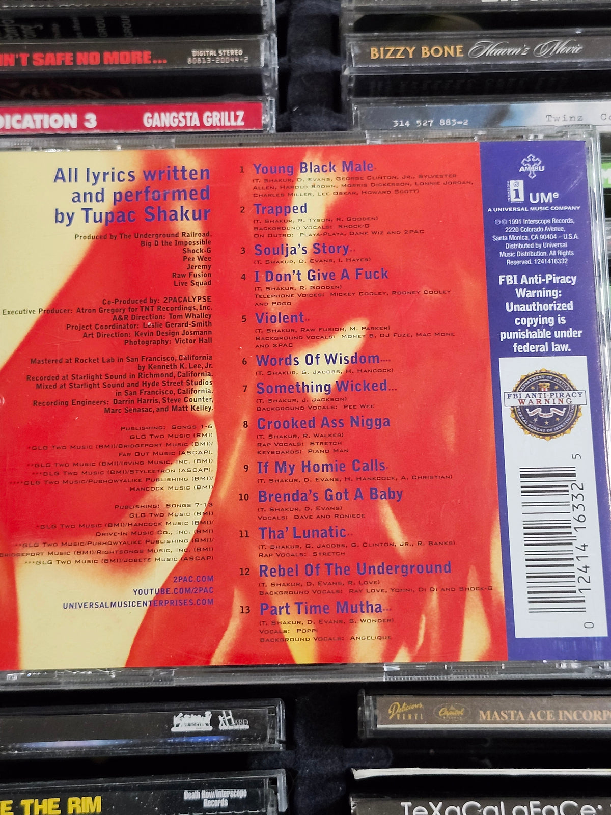 2pac 2Pacalypse Now CD