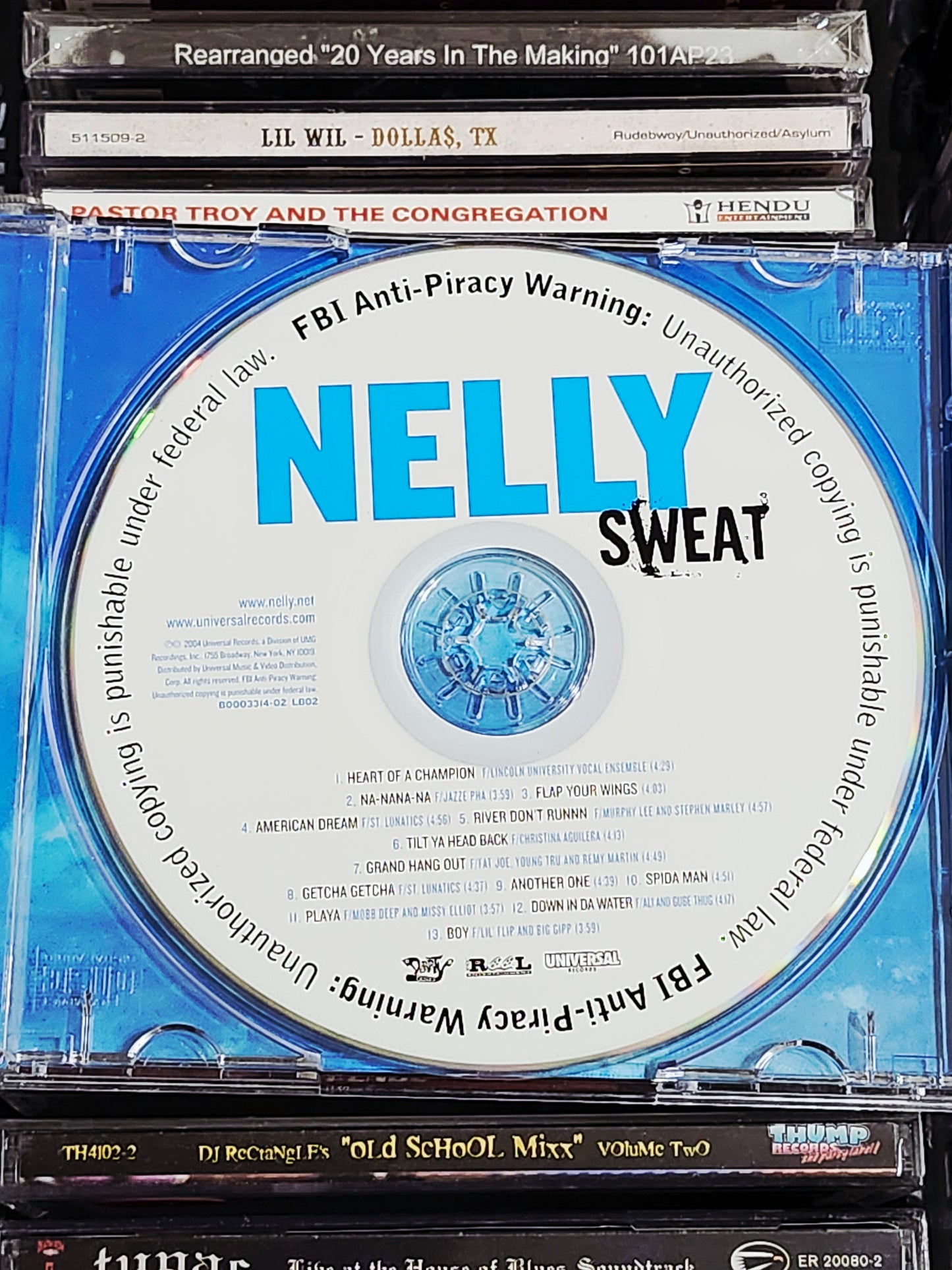 Nelly : Sweat CD Christina Aguilera Mobb Deep Fat Joe St Lunatics