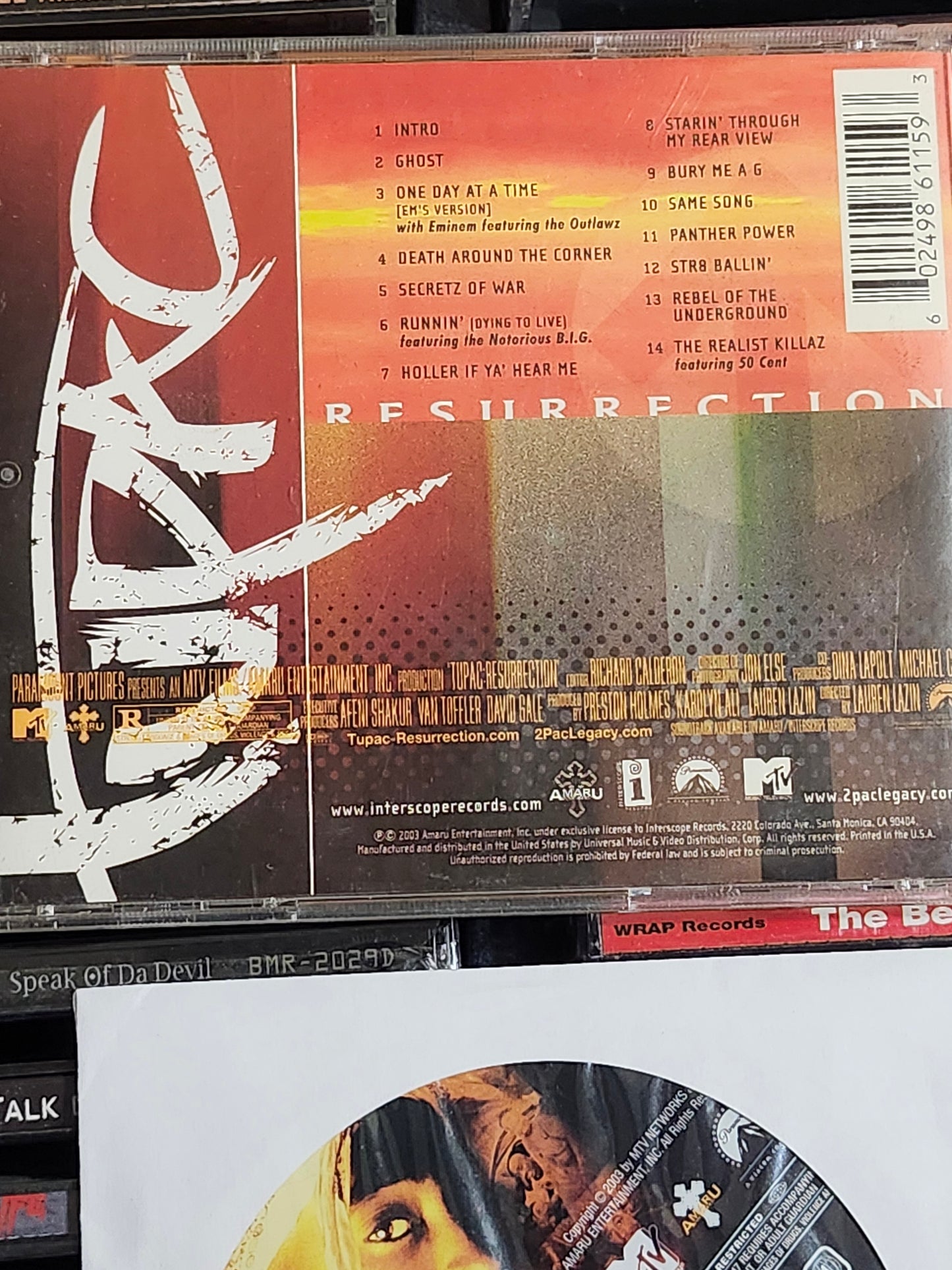 2Pac : Resurrection CD + DVD