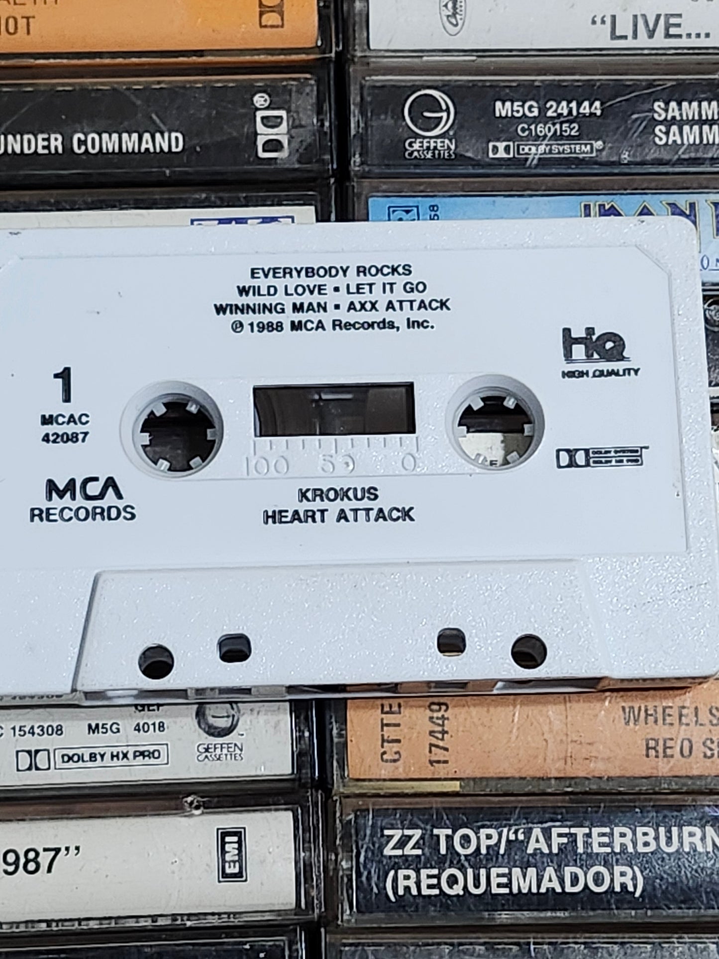 Krokus Heart Attack Cassette Tape