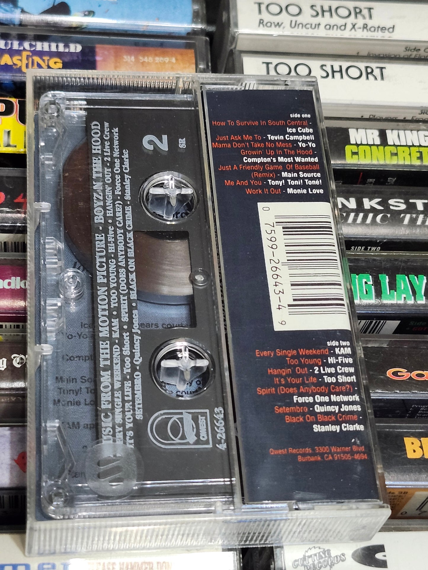 Boyz N the Hood Soundtrack Cassette Tape - Ice Cube