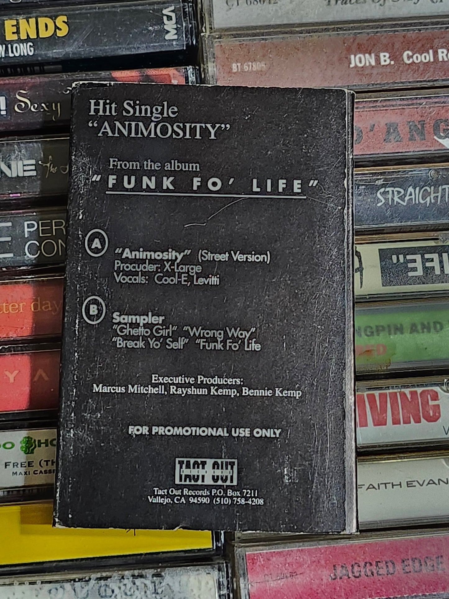Cool-E Funk Fo Life Album Sampler Cassette Bay Area Rare HTF OOP Rap Hip-hop
