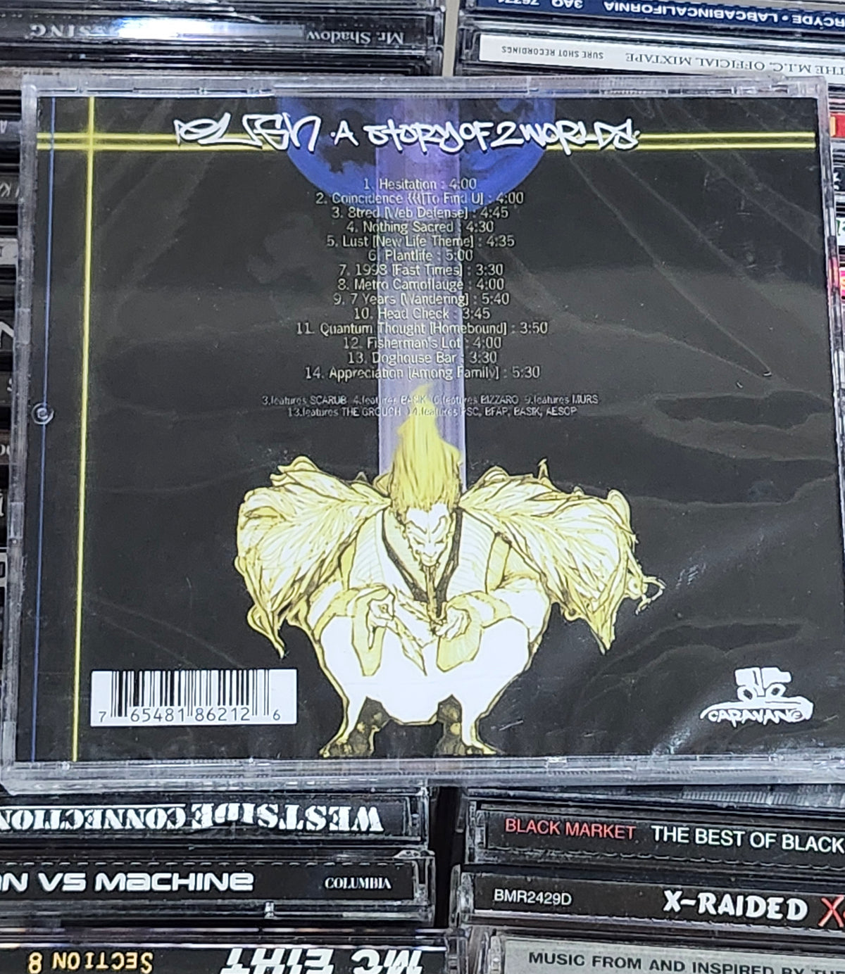 Eligh A Story of 2 Worlds CD Caravan Living Legends 3MG Rare HTF