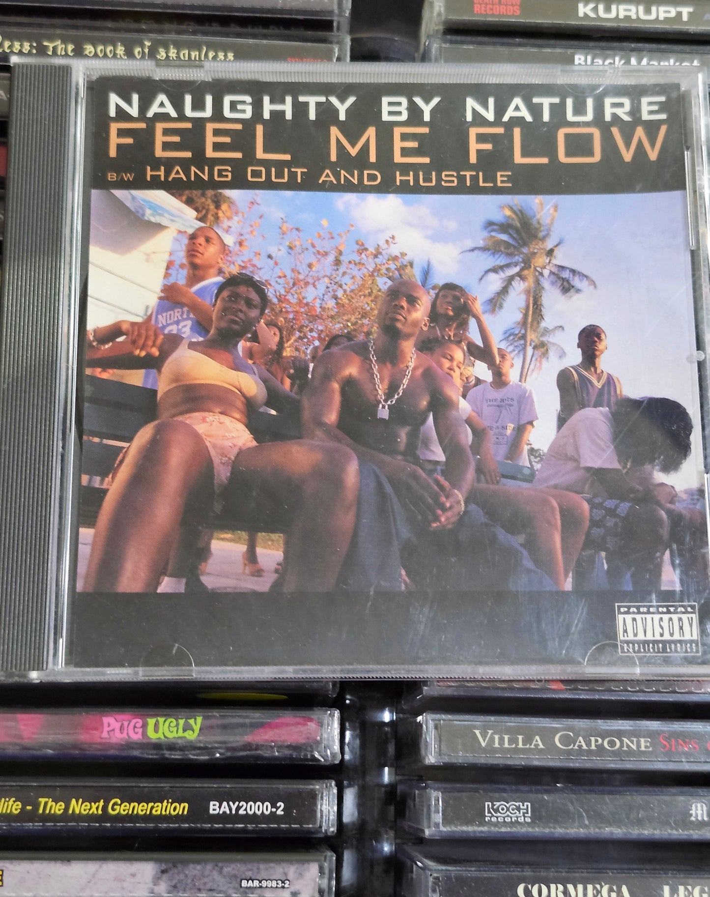 Naughty by Nature Feel Me Flow B W Hang Out and Hustle CD