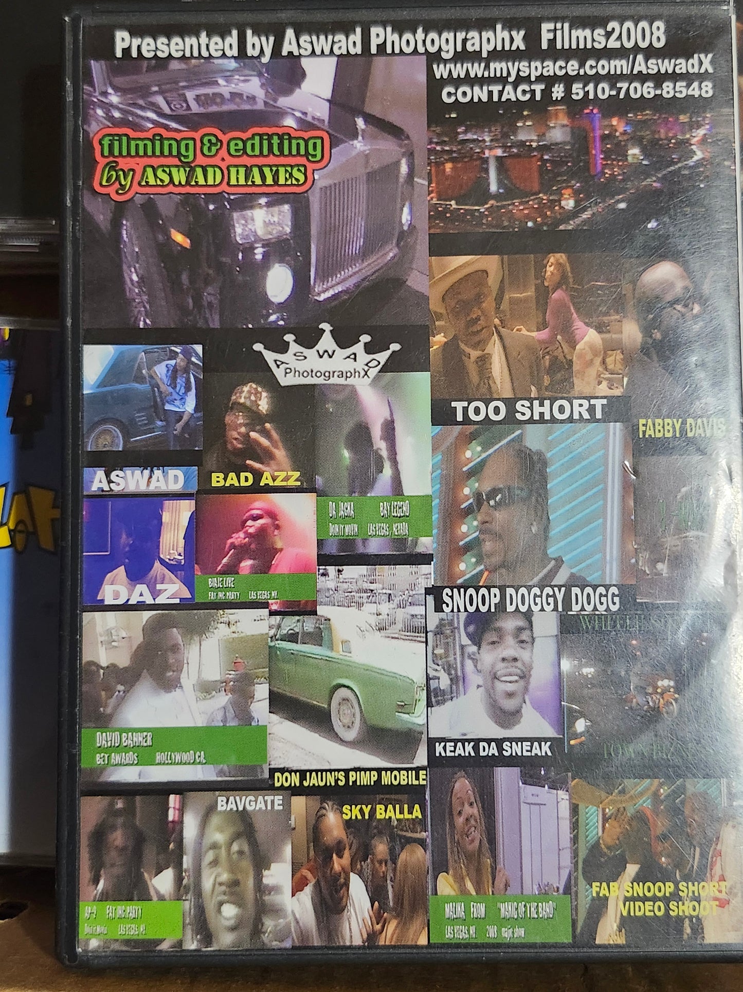 Doin' It Movin' DVD Too Short Snoop Dogg  Mistah FAB Rare HTF OOP