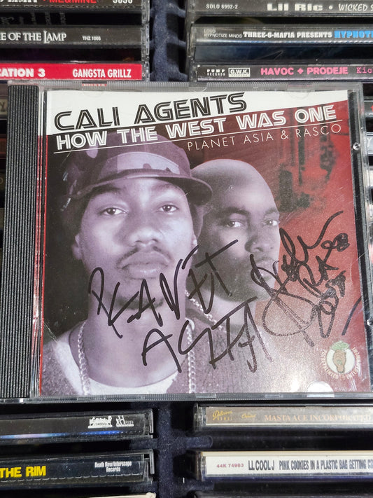 Cali Agents How The West Was Won CD Signed Deluxe Planet Asia Rasco Rare HTF OOP