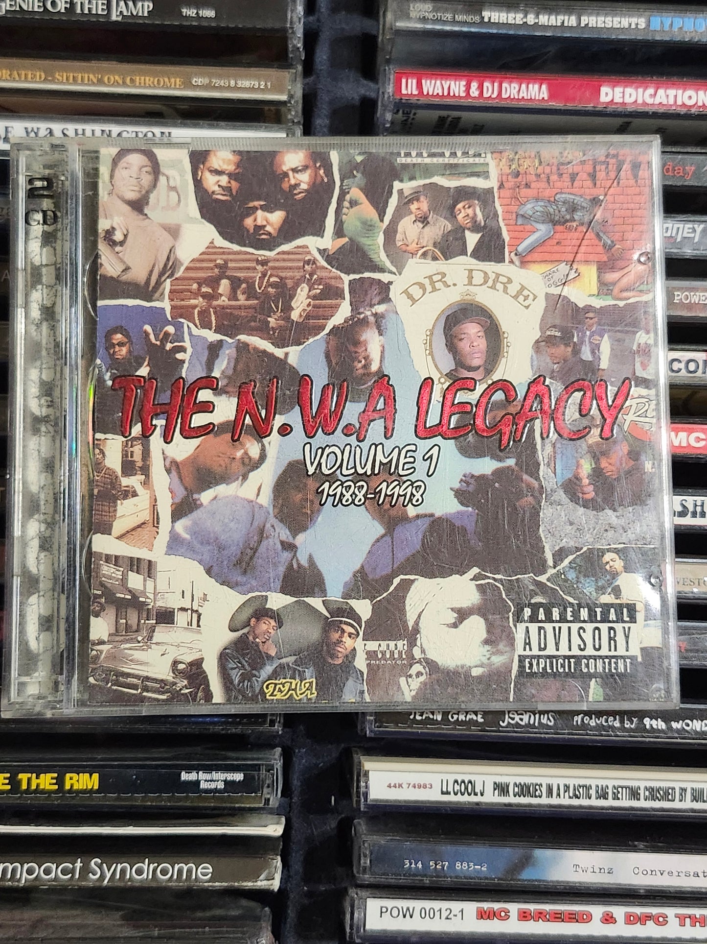 The NWA Legacy Volume 1 CD 2 Disc Set Bone Thugs NWA Ice Cube Eazy-E