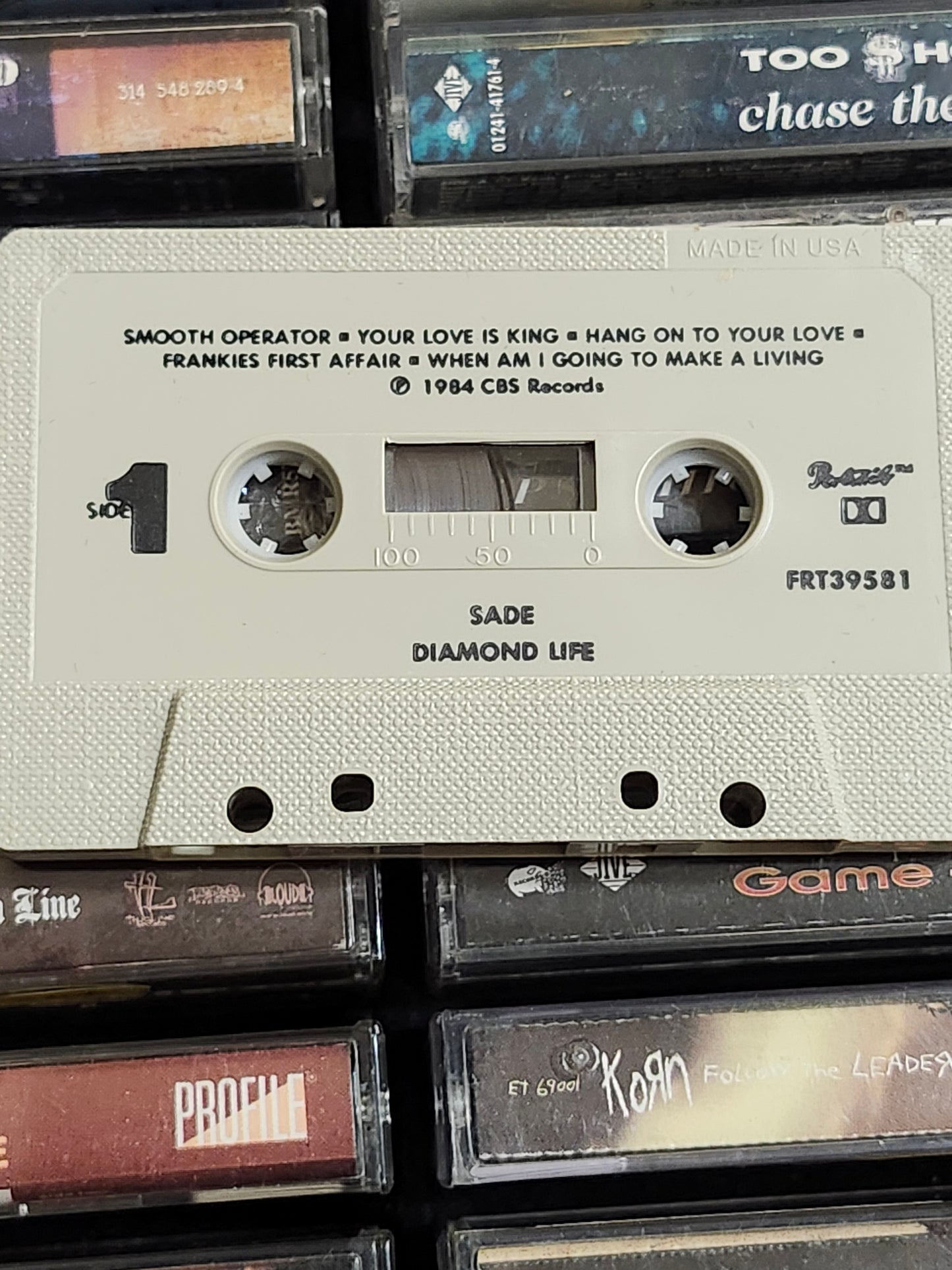 Sade Diamond Life Cassette Tape