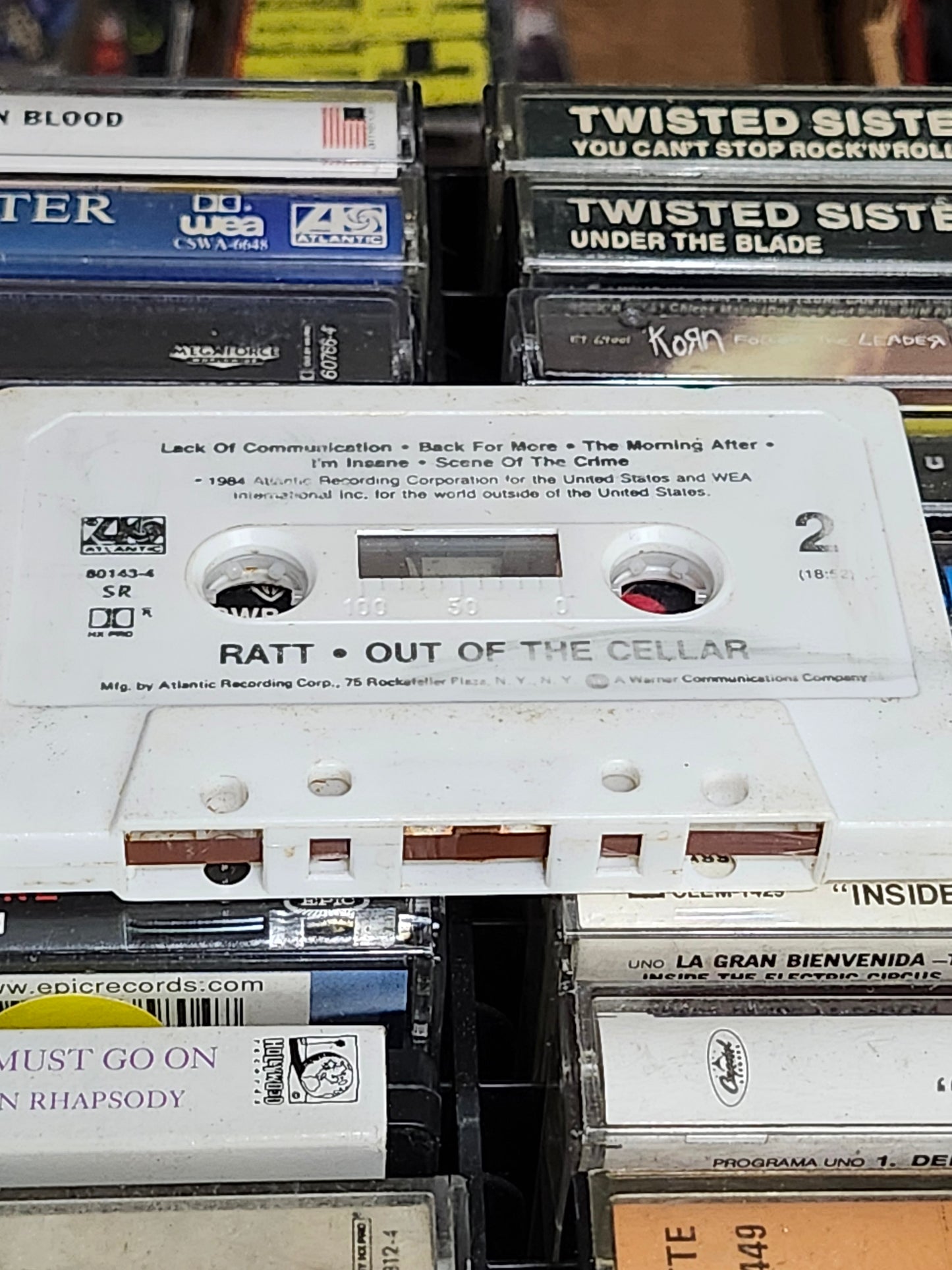 Ratt - Out Of The Cellar Cassette