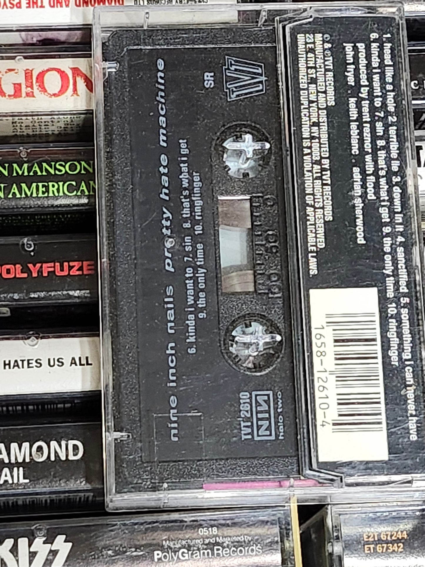 Nine Inch Nails Pretty Hate Machine Cassette NIN