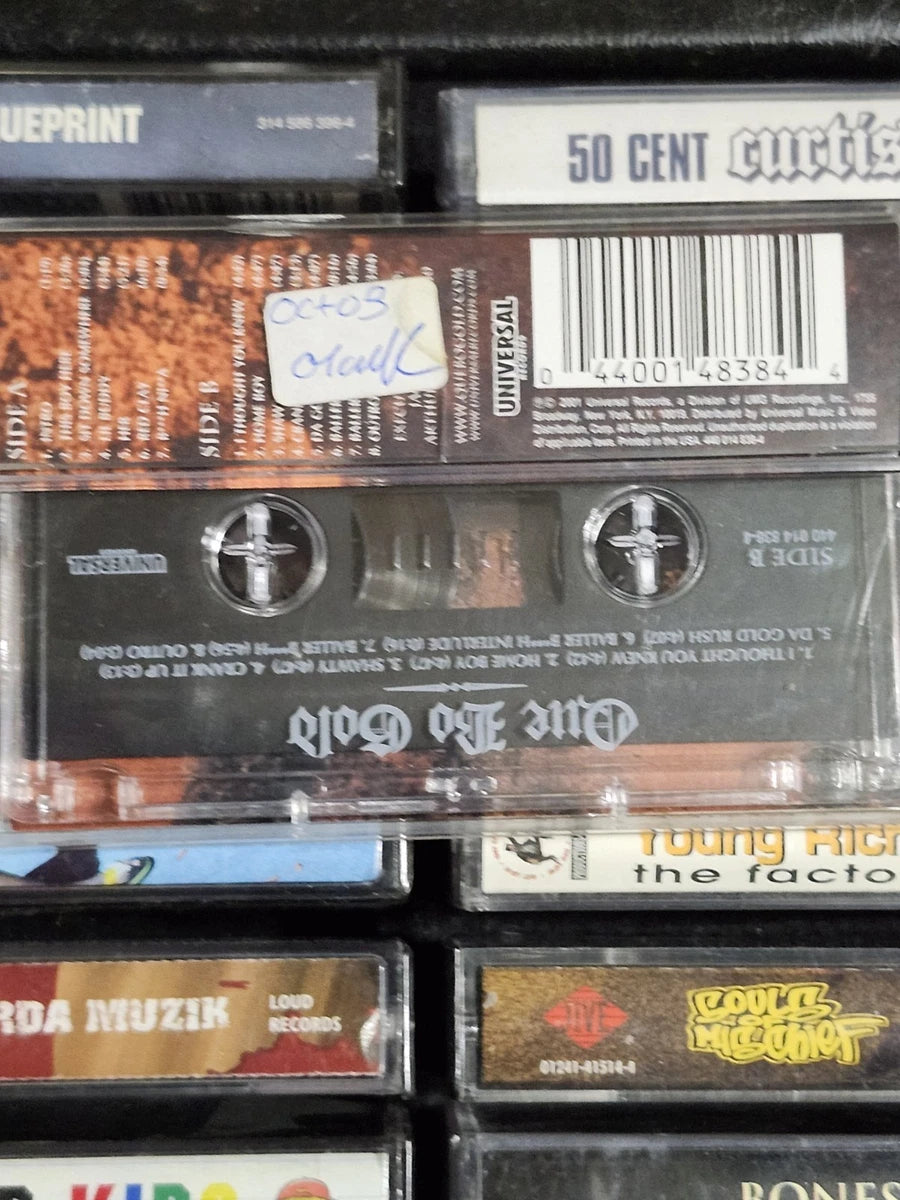 Que Bo Gold Cassette Tape Rap Hip Hop Rare HTF OOP