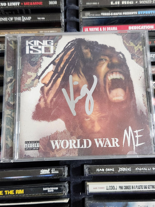 King Iso - World War Me CD Signed Strange Music