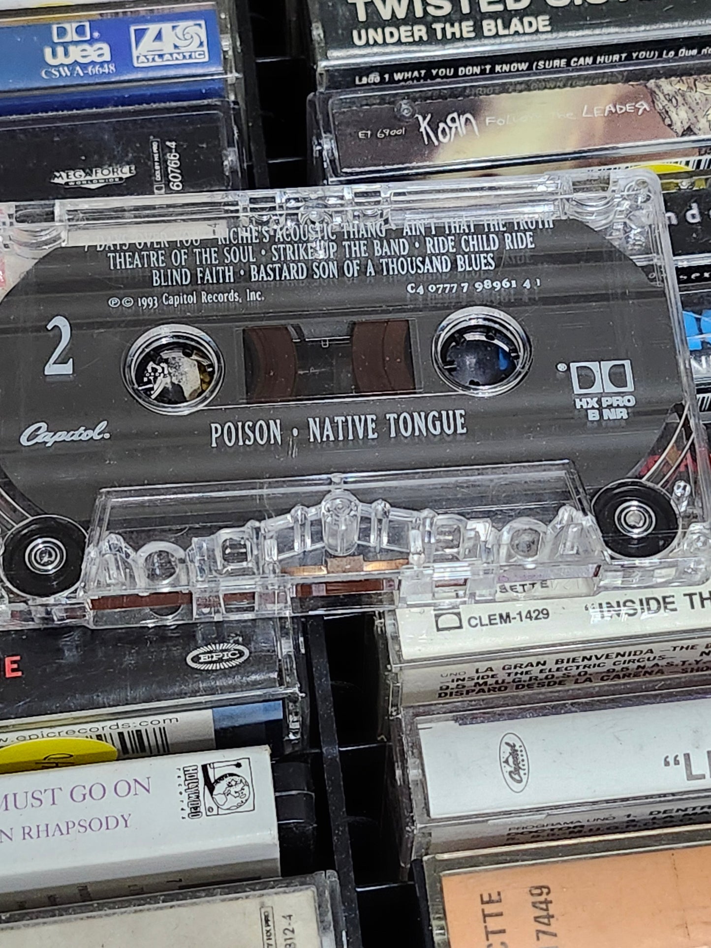 Poison -  Native Tongue Cassette Tape