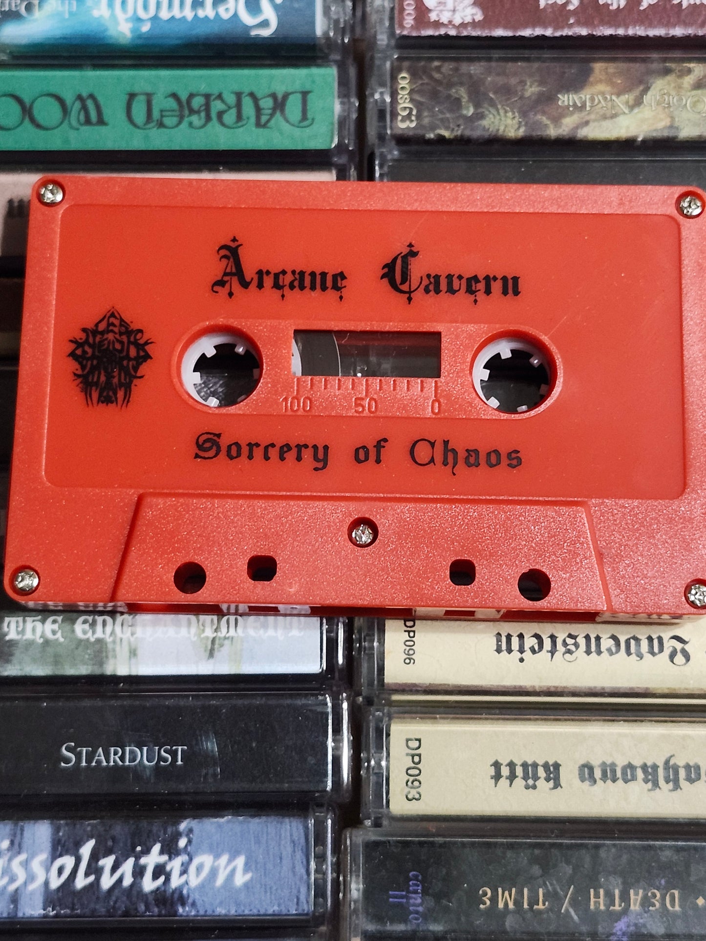 Arcane Cavern - Sorcery Of Chaos Dungeon Synth Cassette Rare HTF OOP