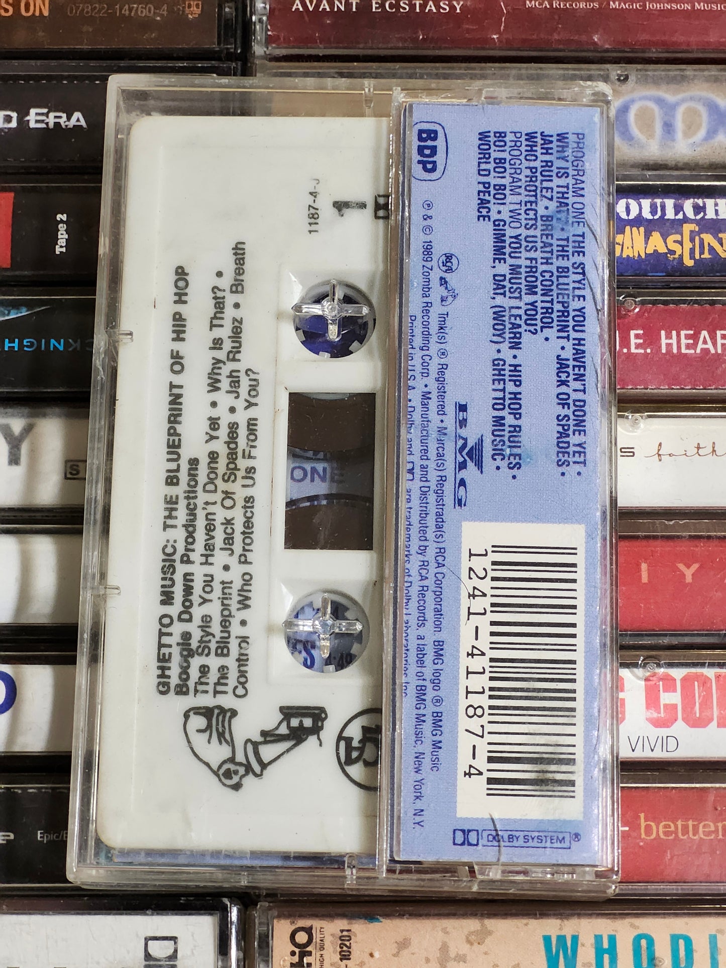 Boogie Down Productions Ghetto Music: The Blueprint of Hip Hop Cassette KRS-One