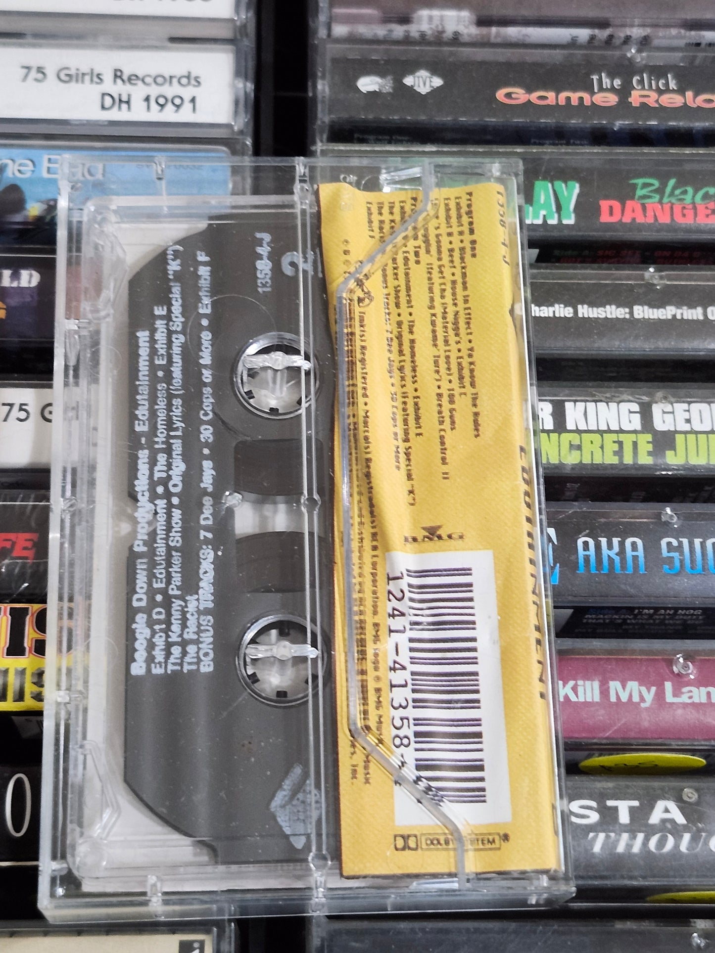 Boogie Down Productions Edutainment Cassette Tape KRS-ONE