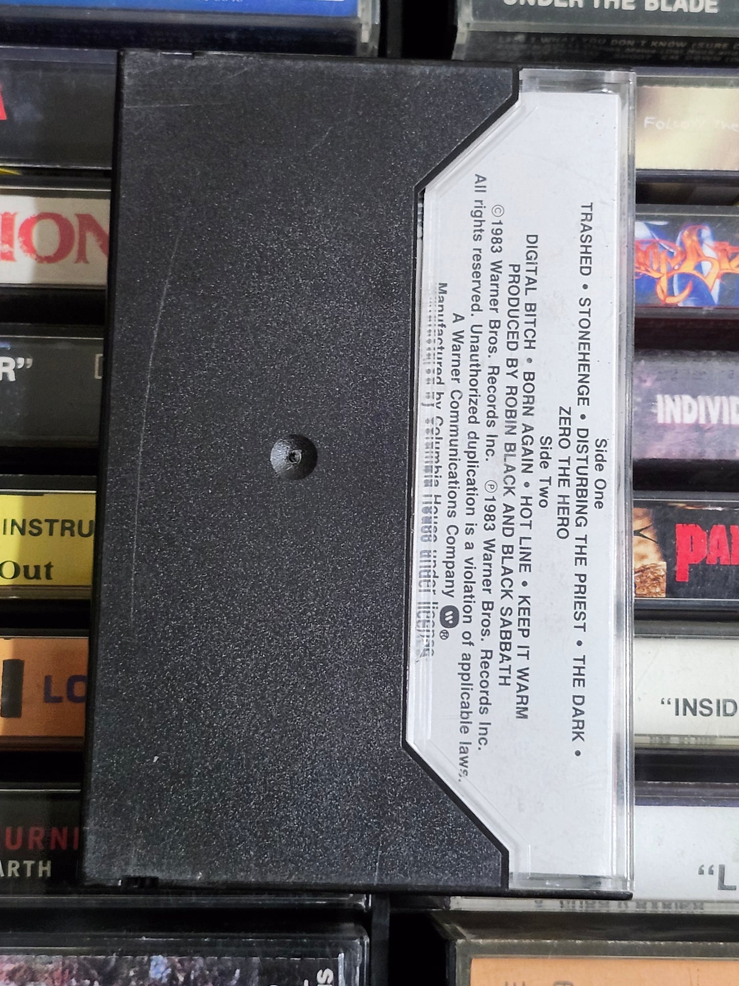 Black Sabbath Born Again Cassette Tape