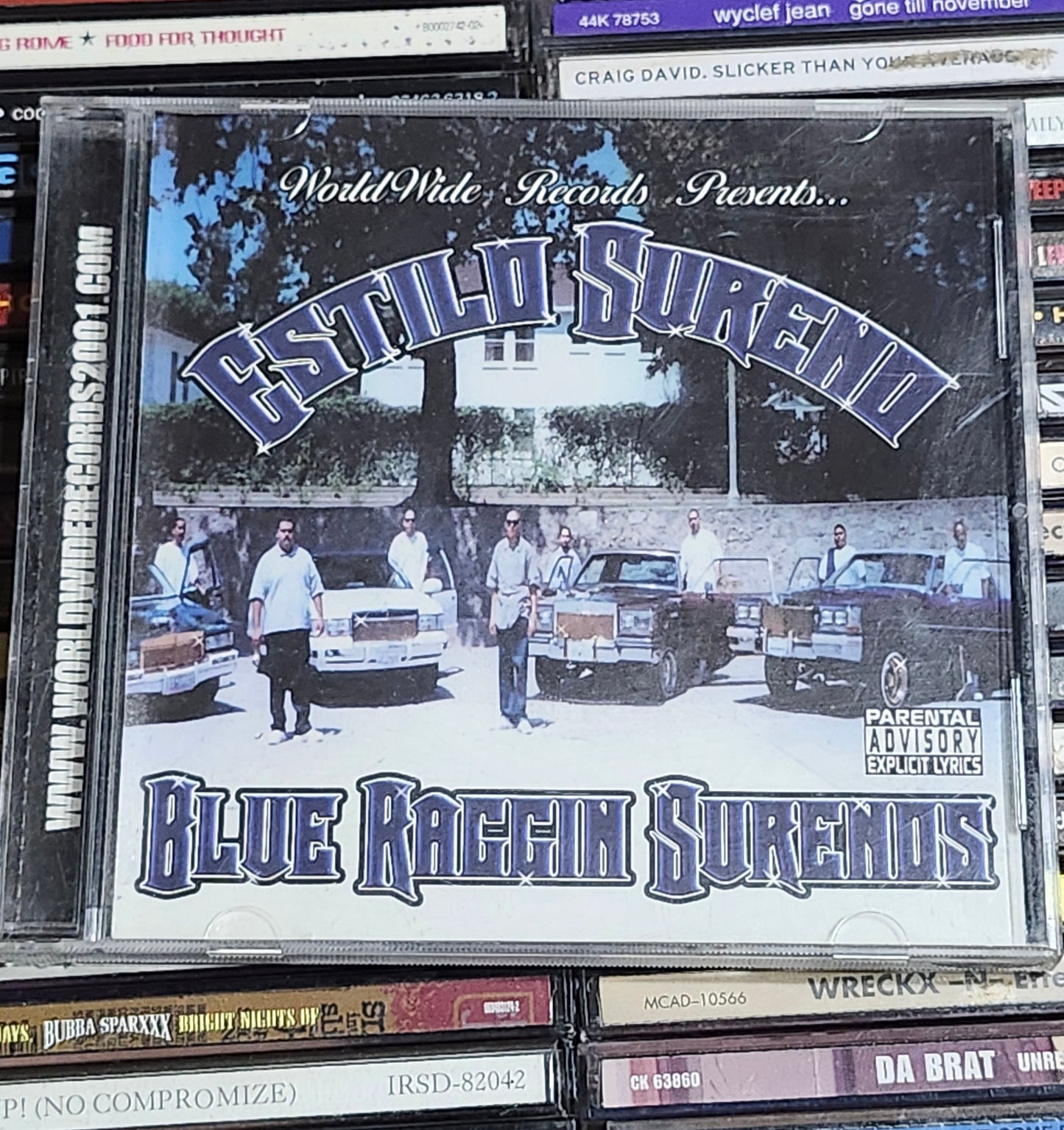 Estilo Sureno Blue Raggin Surenos CD Chicano Rap Rare HTF OOP Original Gangsta