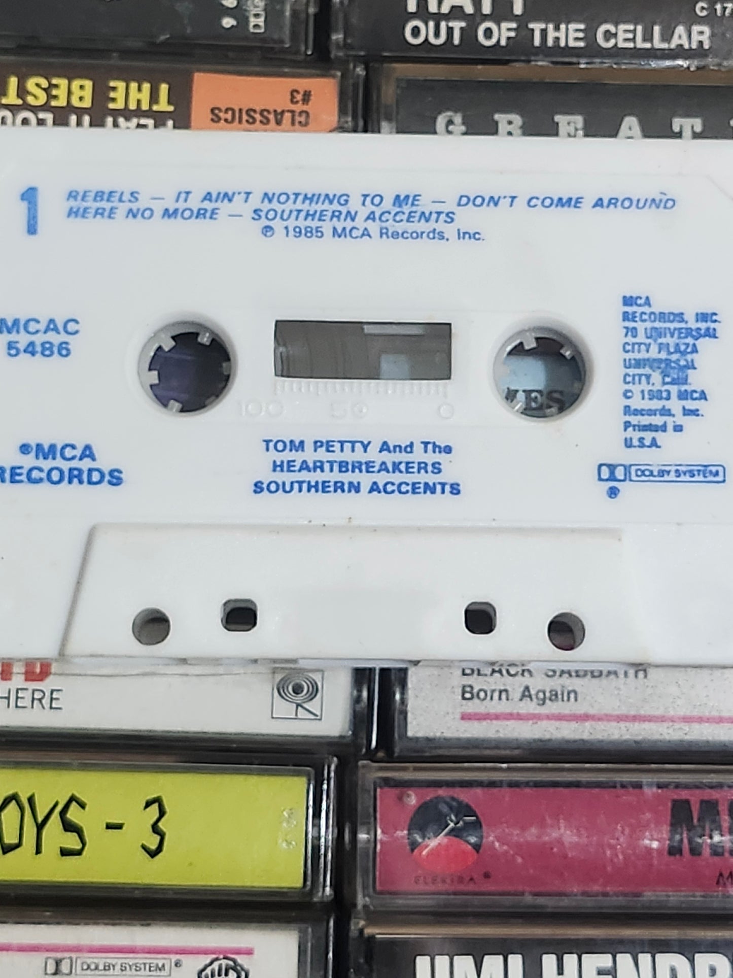Tom Petty & The Heartbreakers Southern Accents Cassette