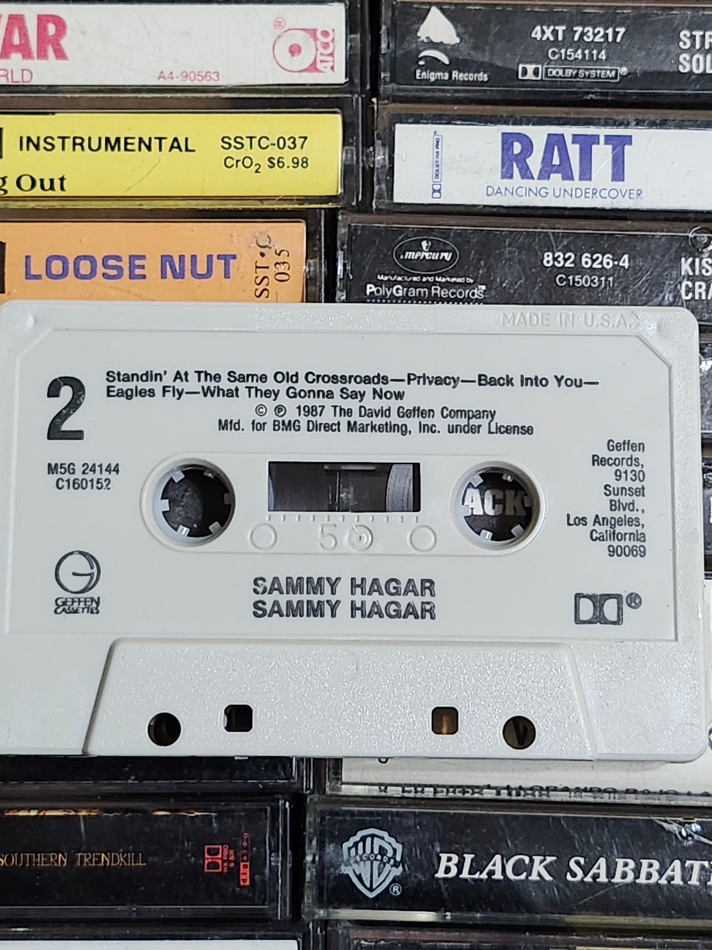 Sammy Hagar Cassette Tape