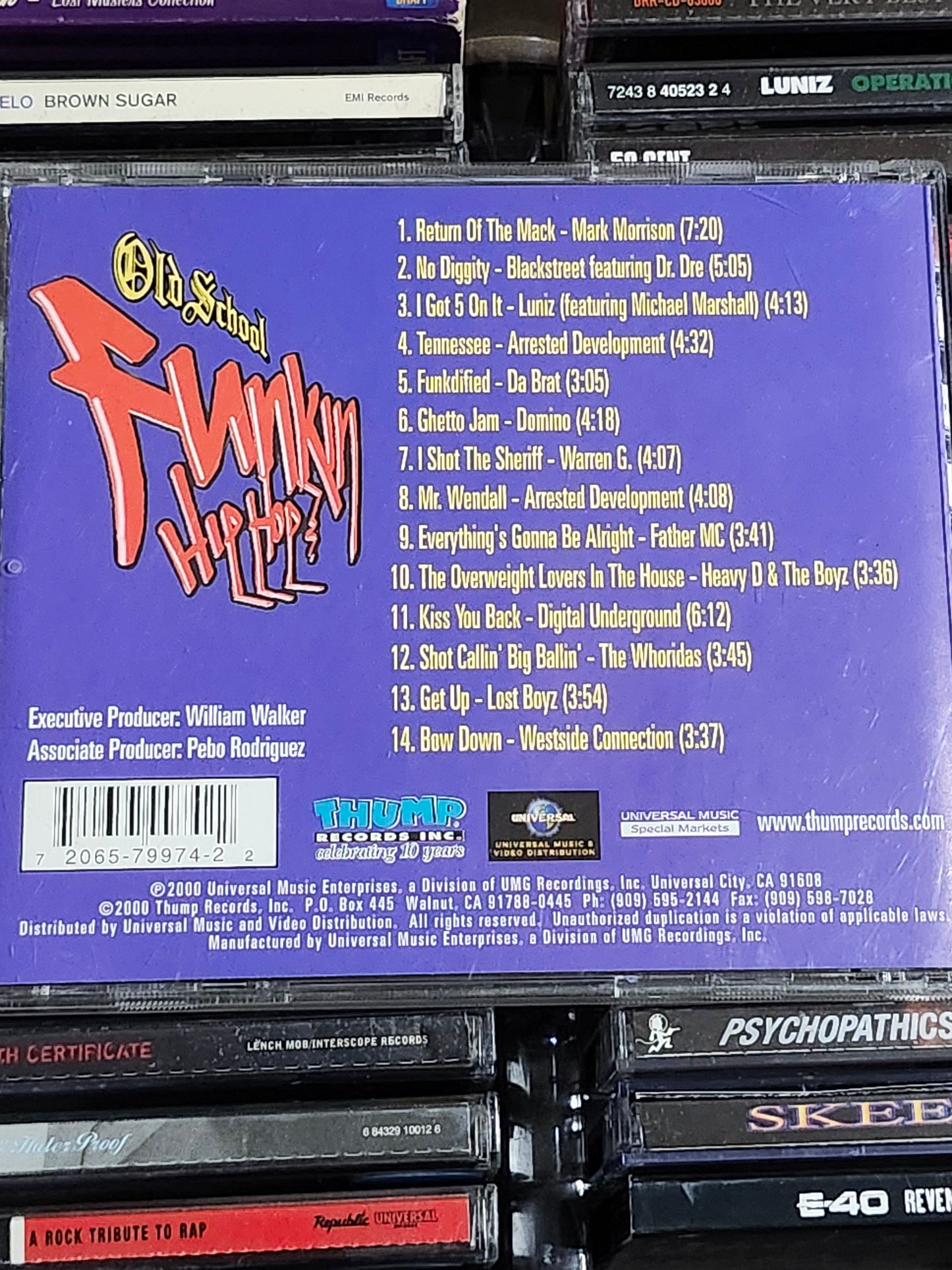 Old School Funkin Hip-Hop CD Blackstreet Dr Dre Warren G Luniz