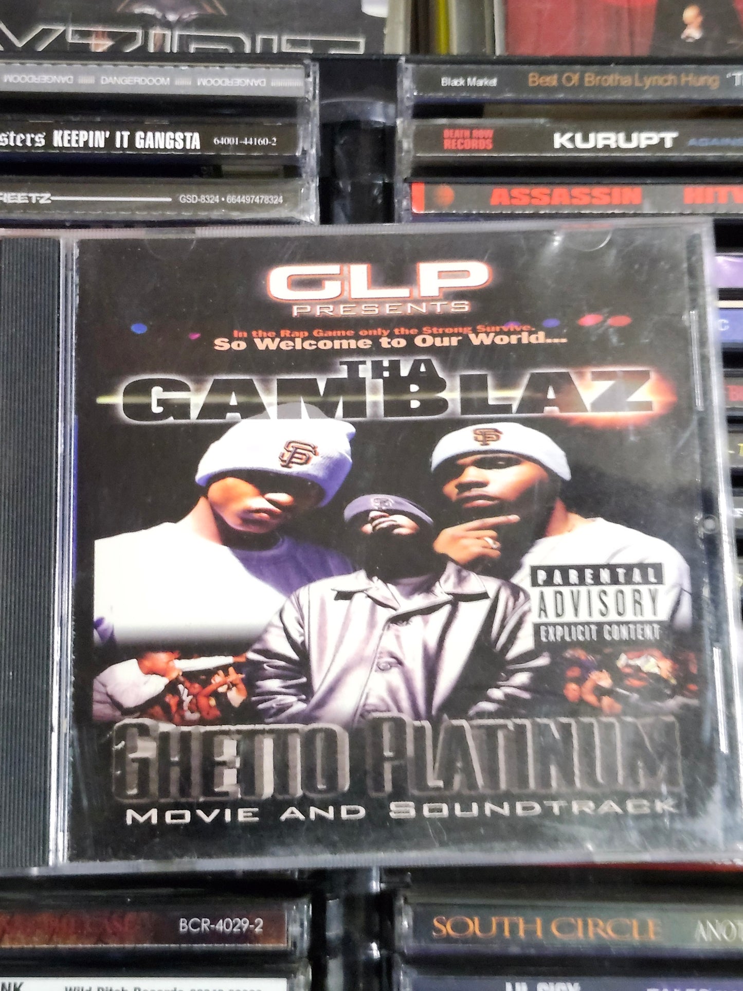 GLP Ghetto Platinum The Gamblaz Soundtrack C-Bo Yukmouth Outlawz Rare HTF OOP