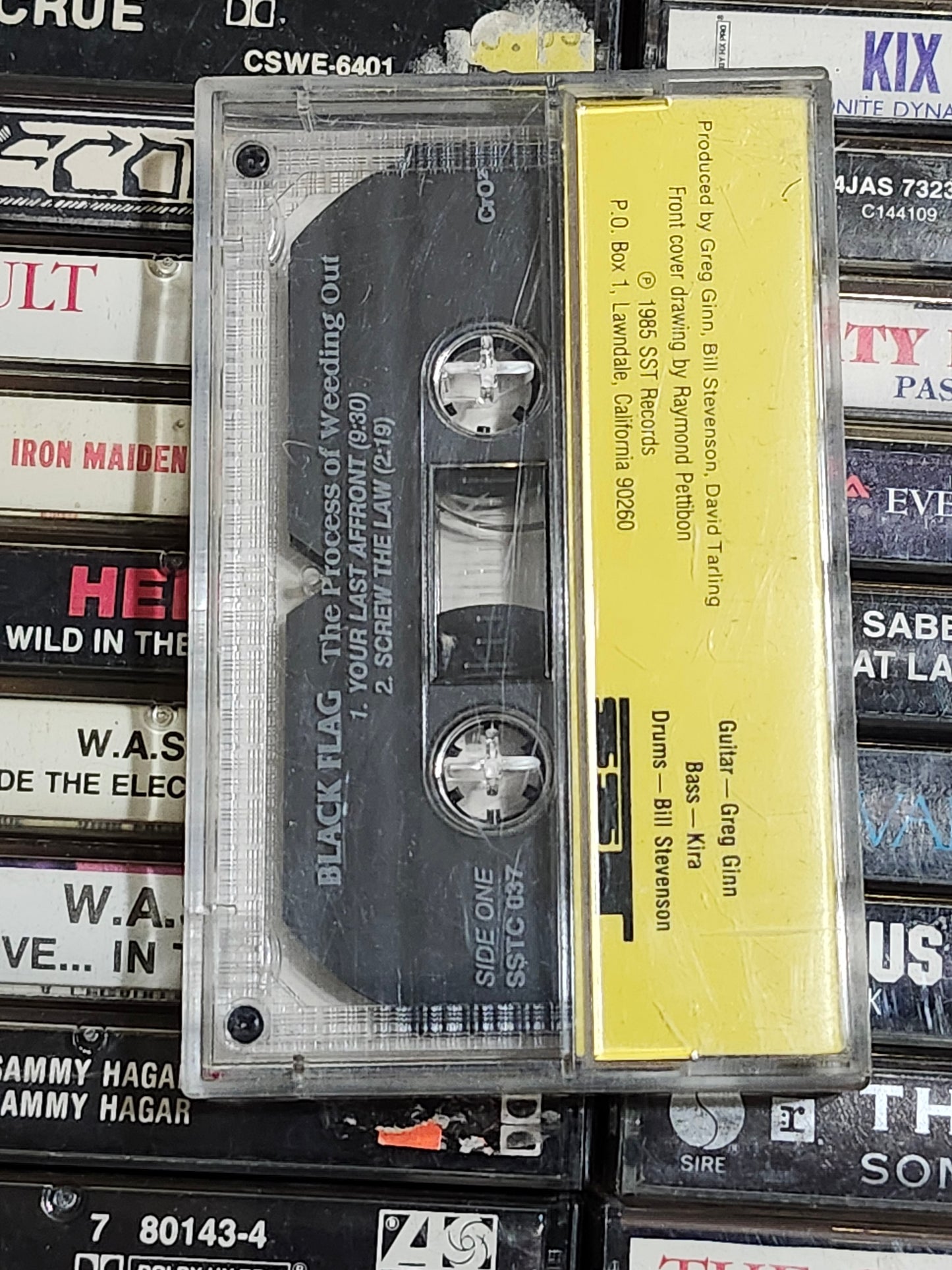 Black Flag : The Process of Weeding Out Cassette Rare HTF OOP