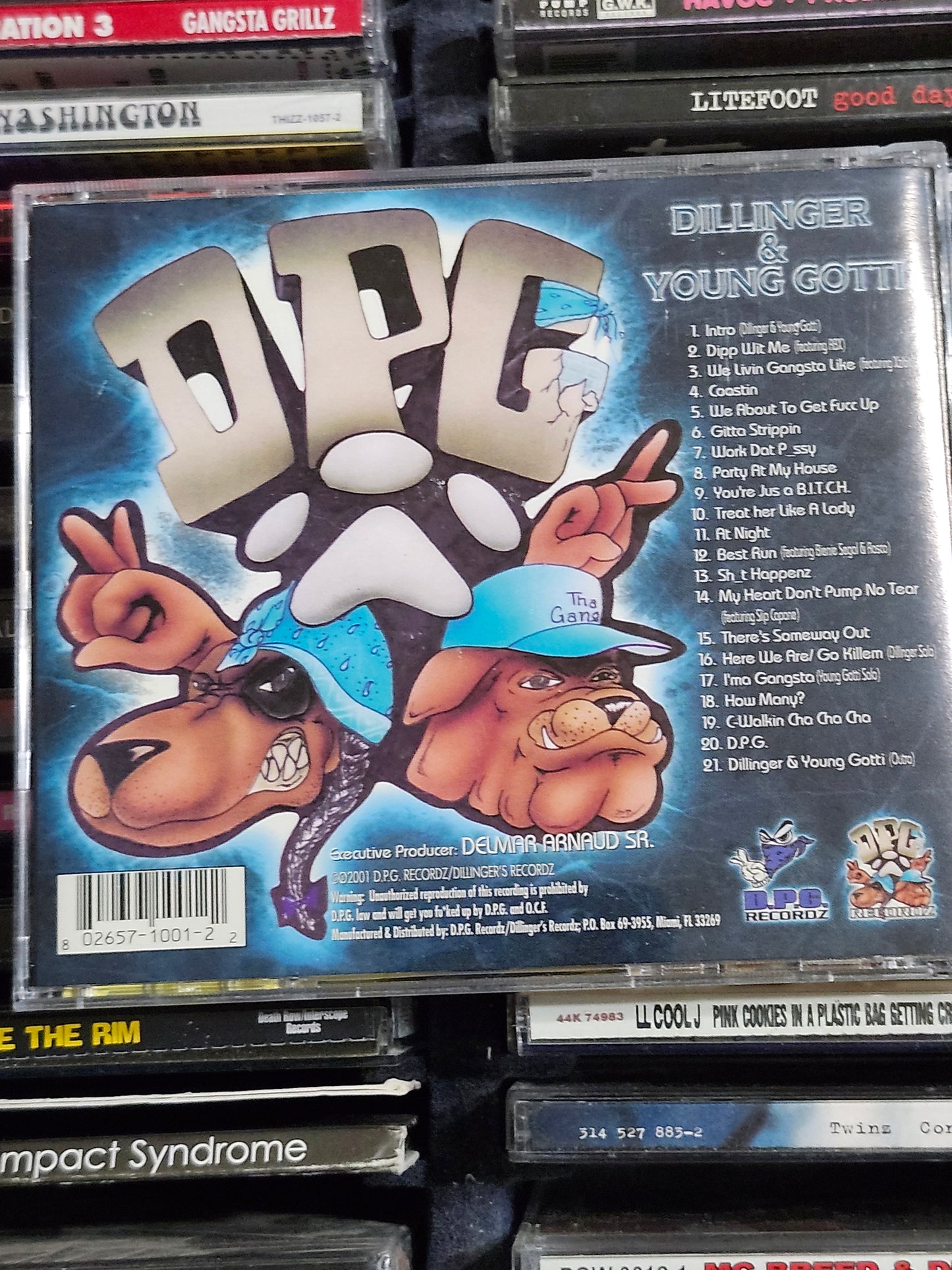 Dillinger & Young Gotti CD Kurupt Daz DPG