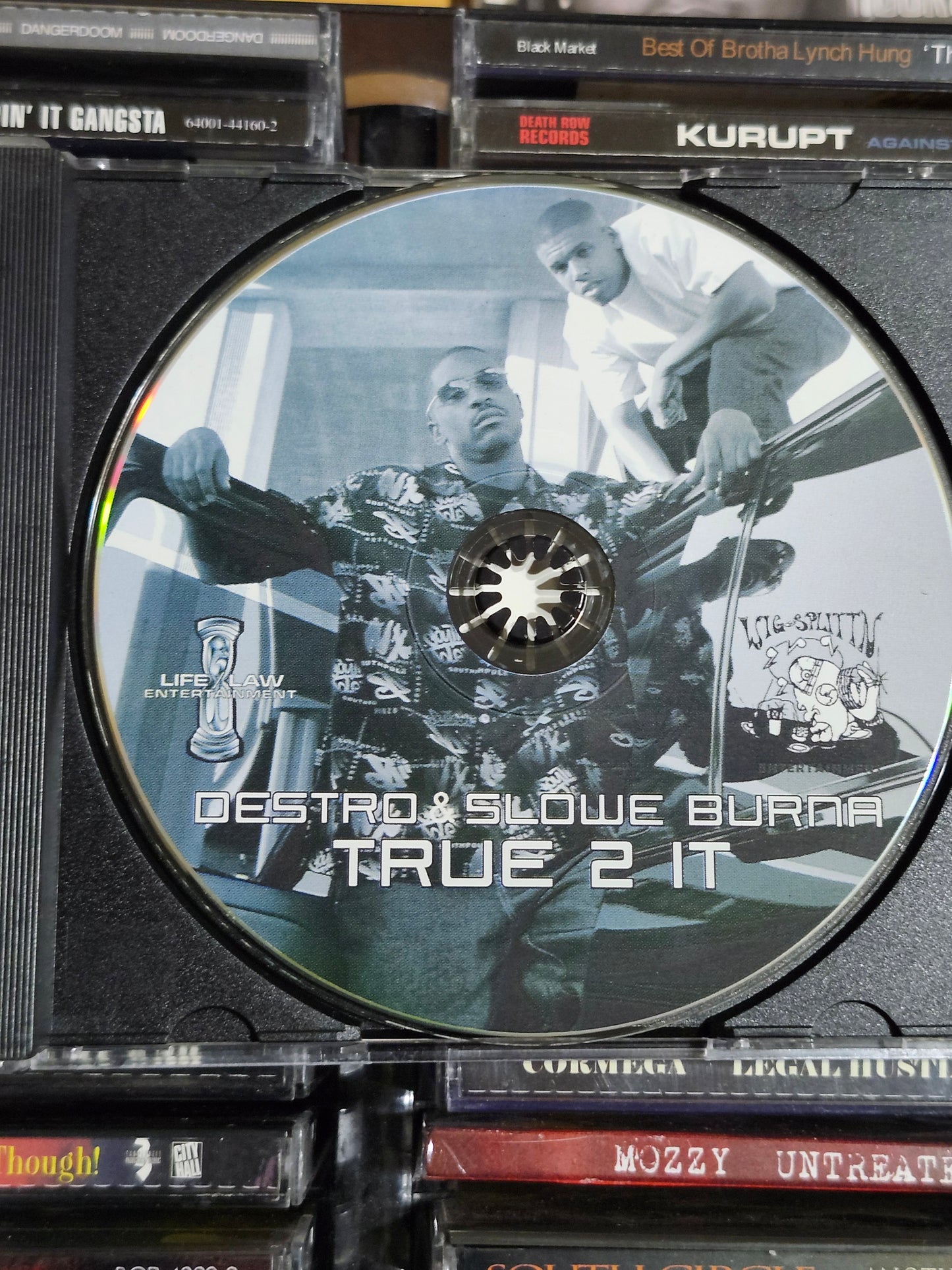 Destro & Slowe Burna - True 2 It CD Bay Area Rap Rare HTF OOP