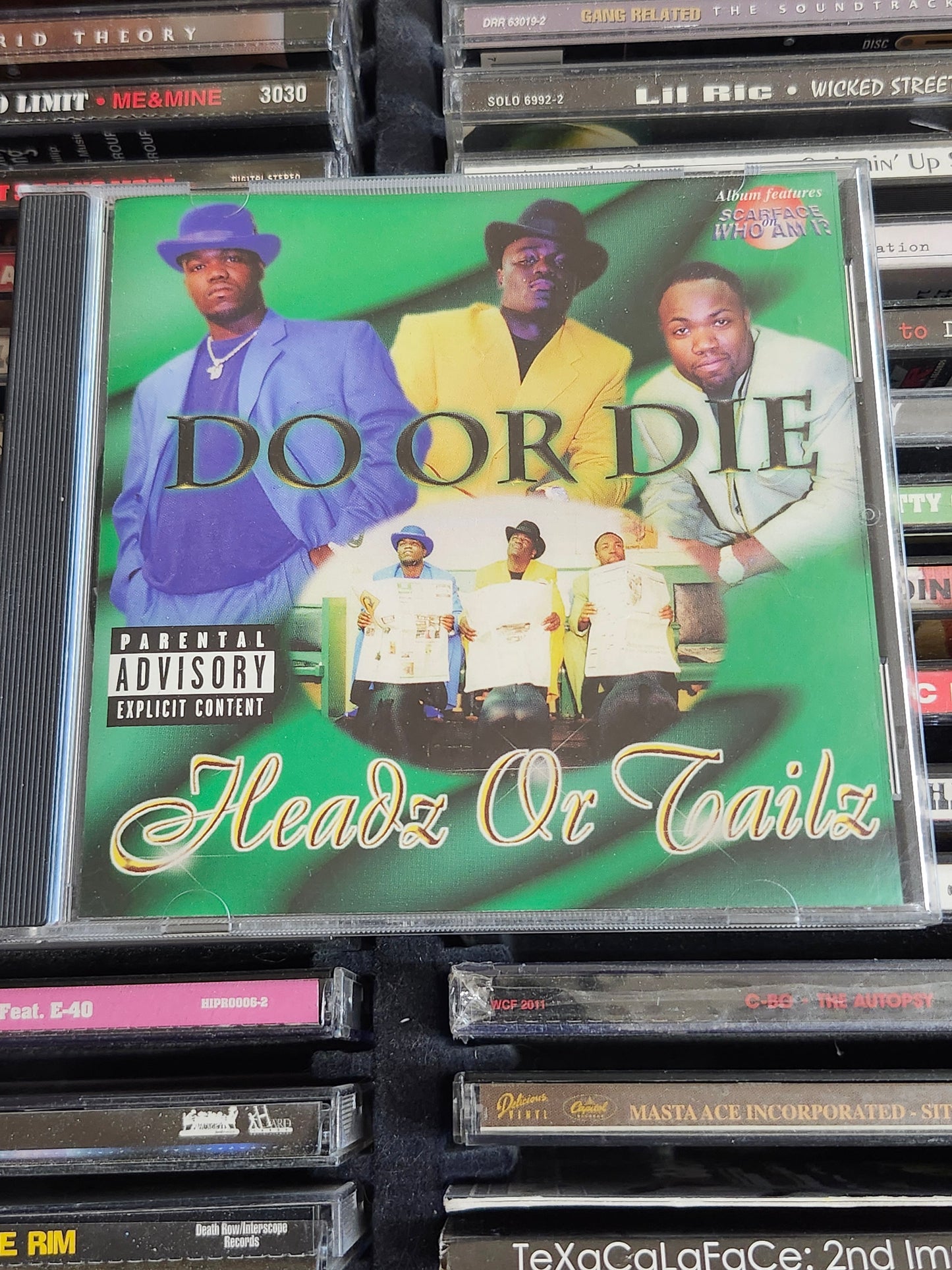 Do or Die Headz Or Tailz Rap Hip-hop CD