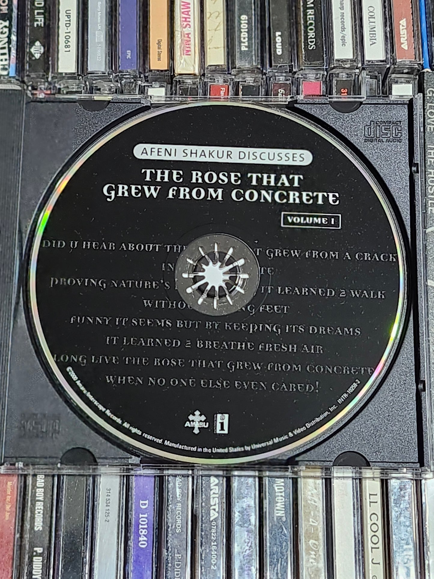 2pac Afeni Shakur Discusses Rose That Grew From Concrete Tupac Interview  CD