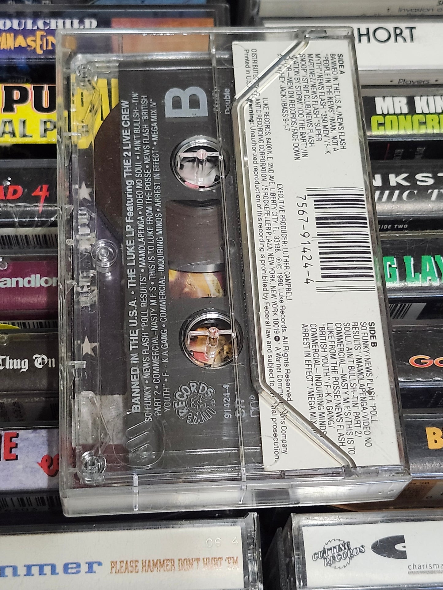 2 Live Crew Banned In The USA Cassette Tape Luke