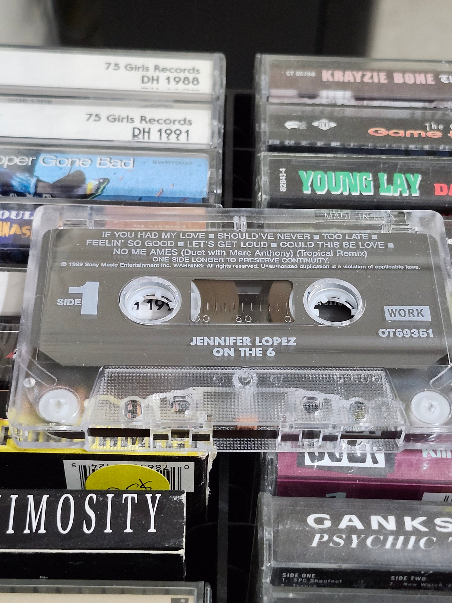 Jennifer Lopez On The 6 Cassette Tape
