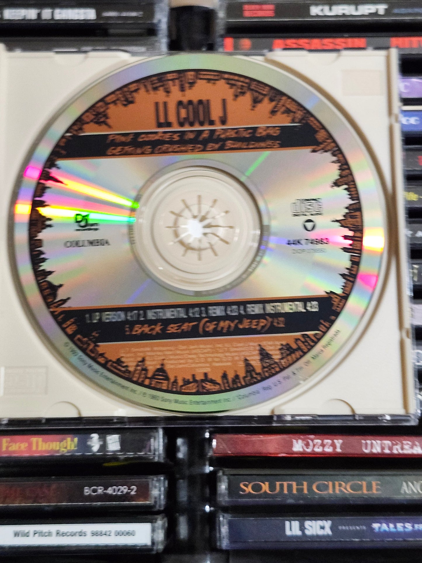 LL Cool J Back Seat of My Jeep CD Pink Cookies Single Rare HTF OOP