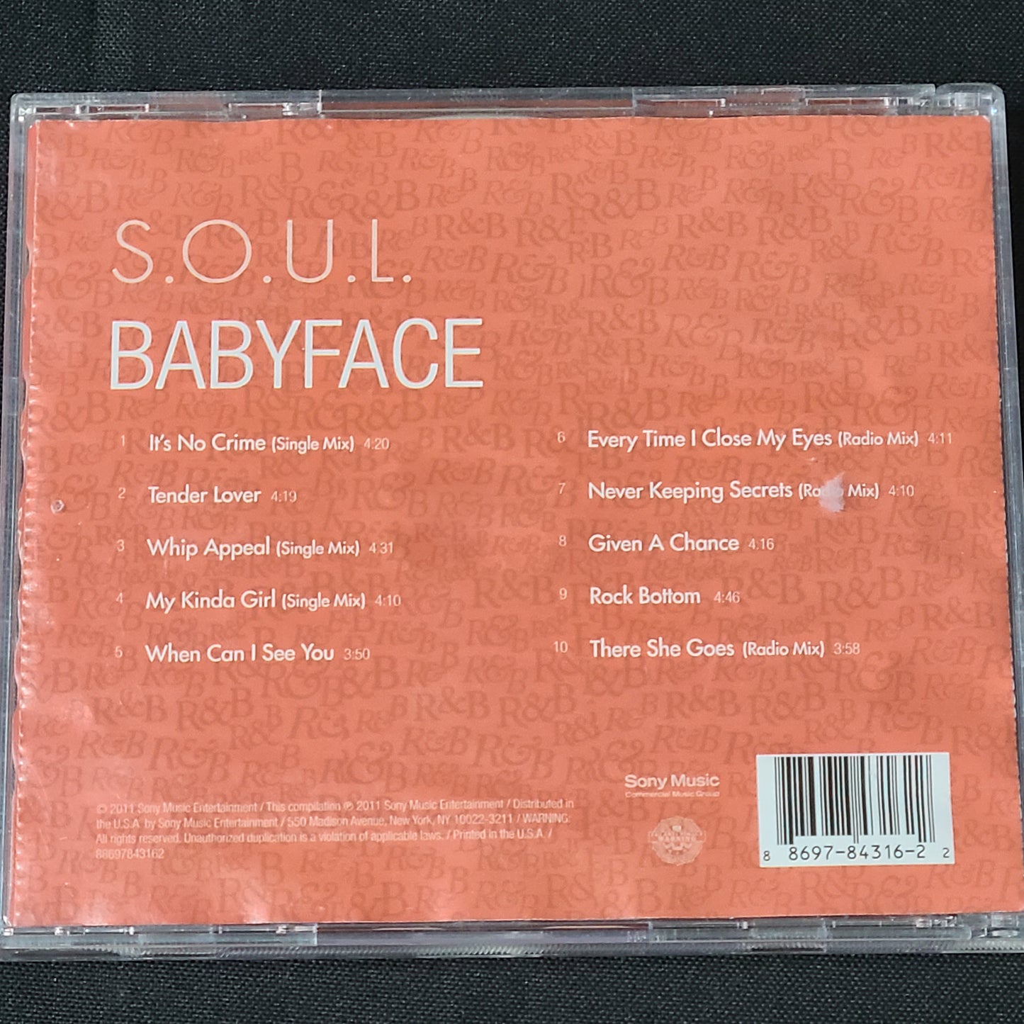 Babyface S.O.U.L. CD