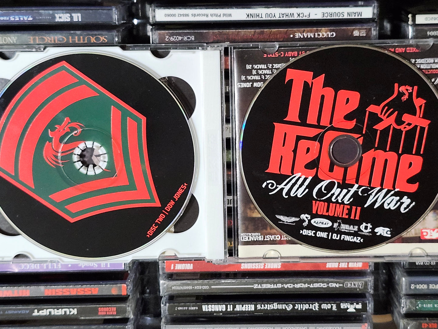 The Regime All Out War Volume 2 CD Tech N9ne Kanye West Yukmouth E-40 Jacka