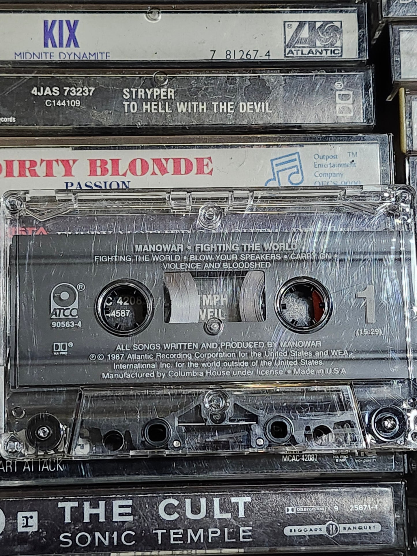 Manowar - Fighting the World Cassette