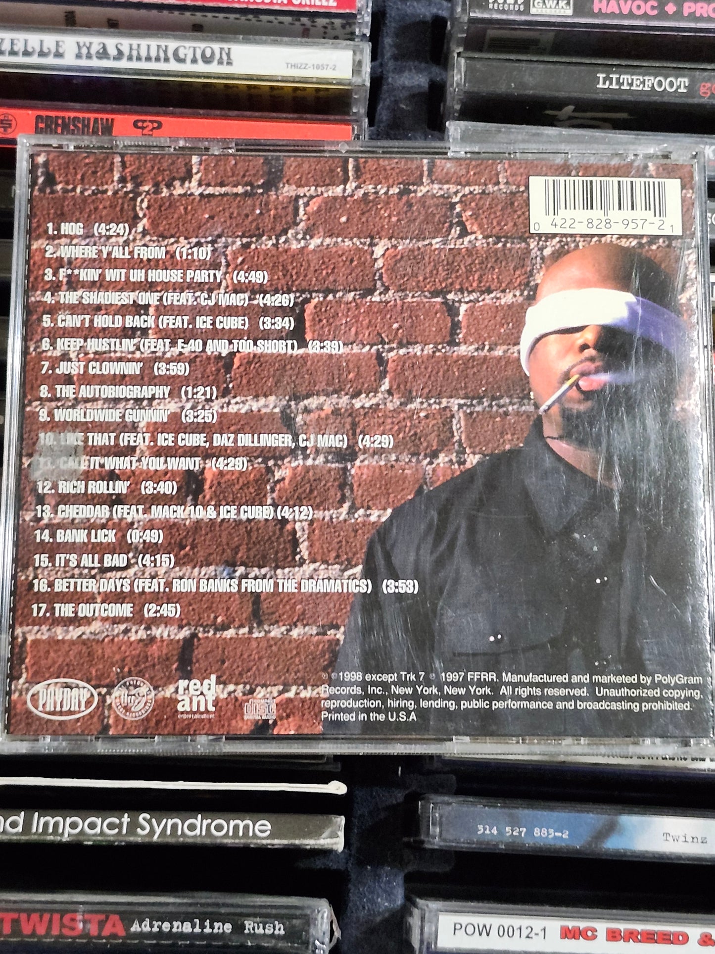 WC - The Shadiest One CD