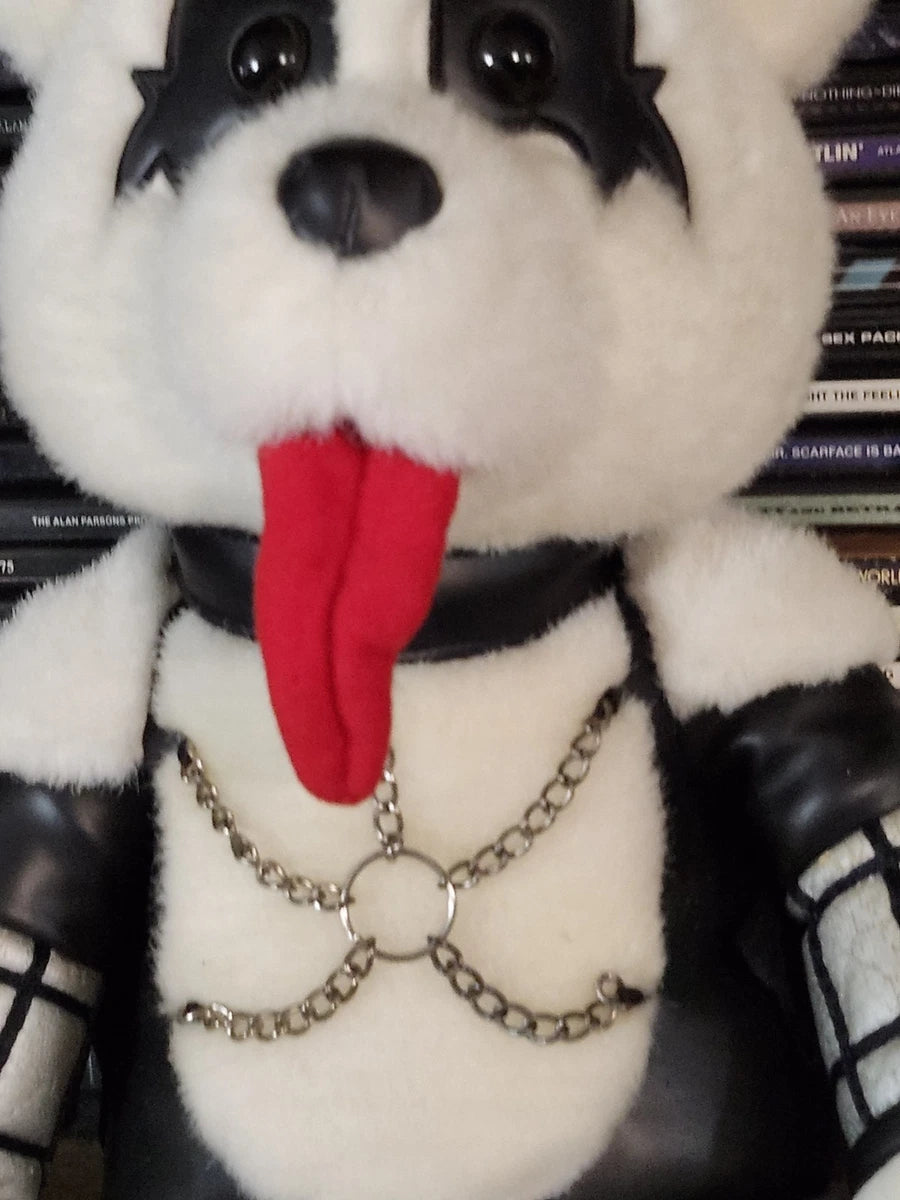 KISS Gene Simmons Limited Edition Love Gun Bear Stuffed Rare HTF 1998 Rock