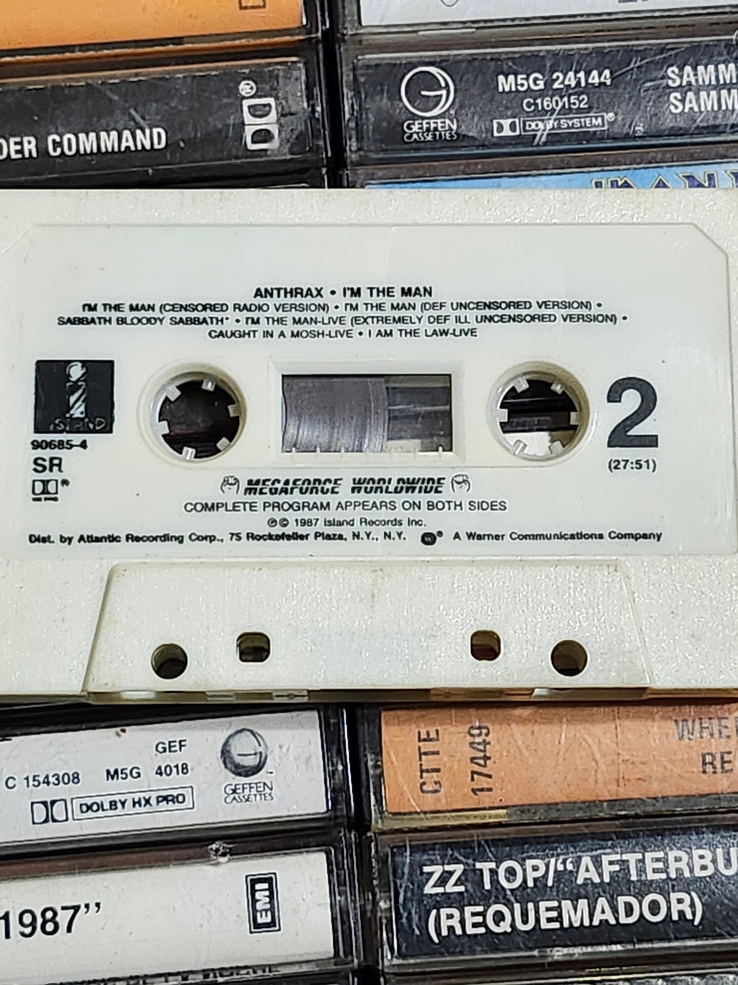 Anthrax - I'm the Man Cassette Tape Heavy Metal