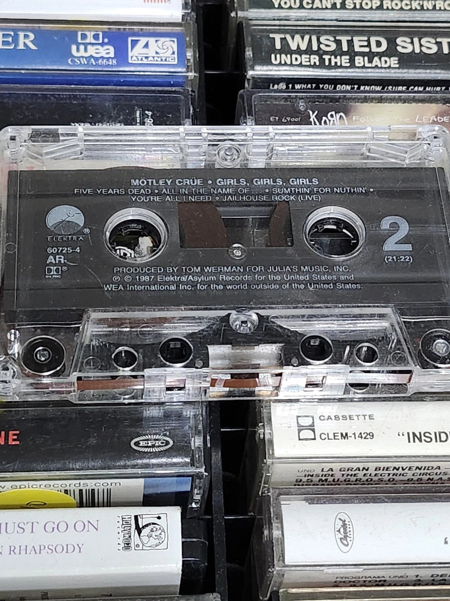 Motley Crue - Girls Girls Girls Cassette