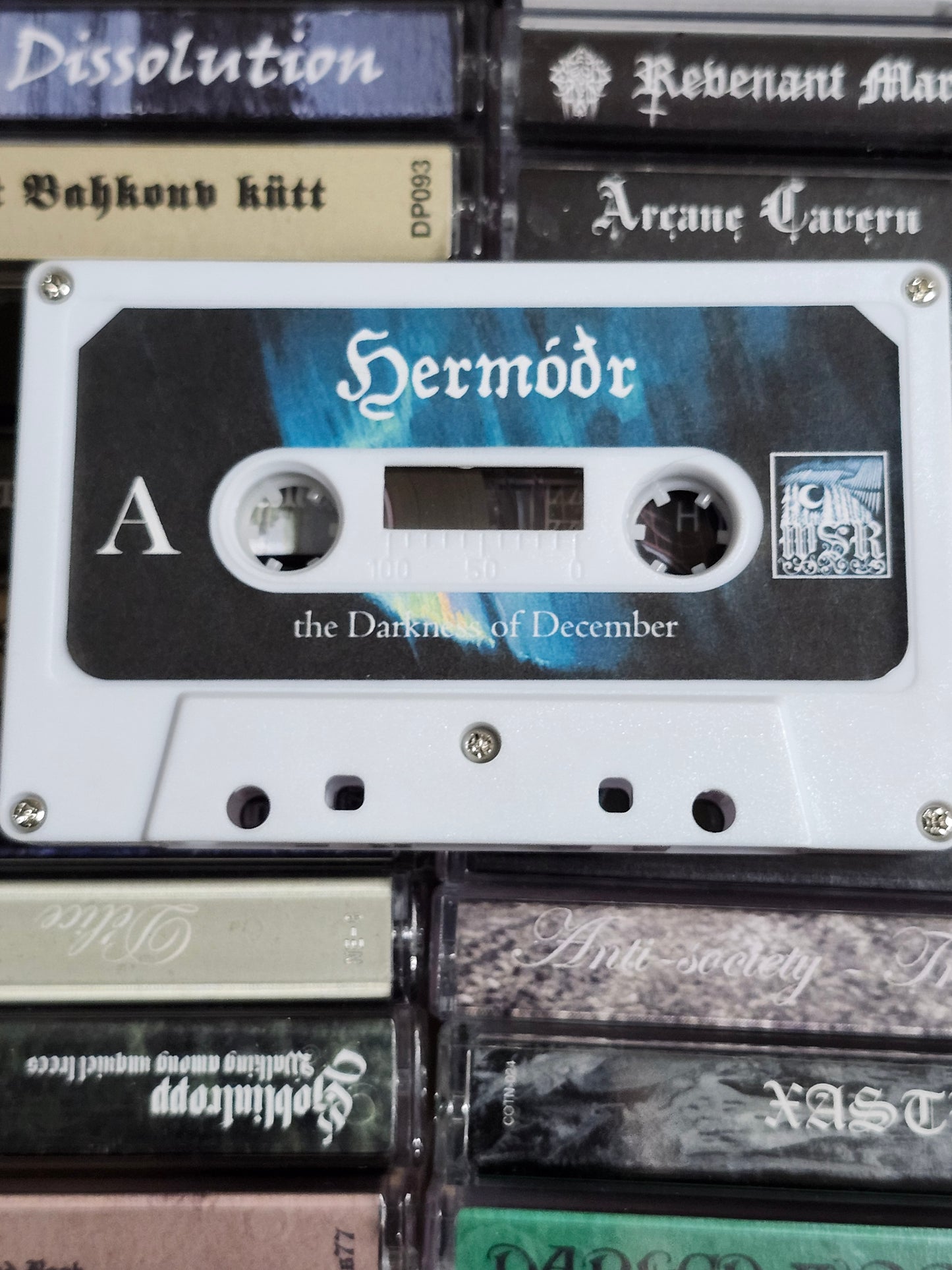Hermódr - The Darkness Of December Cassette Rare HTF OOP
