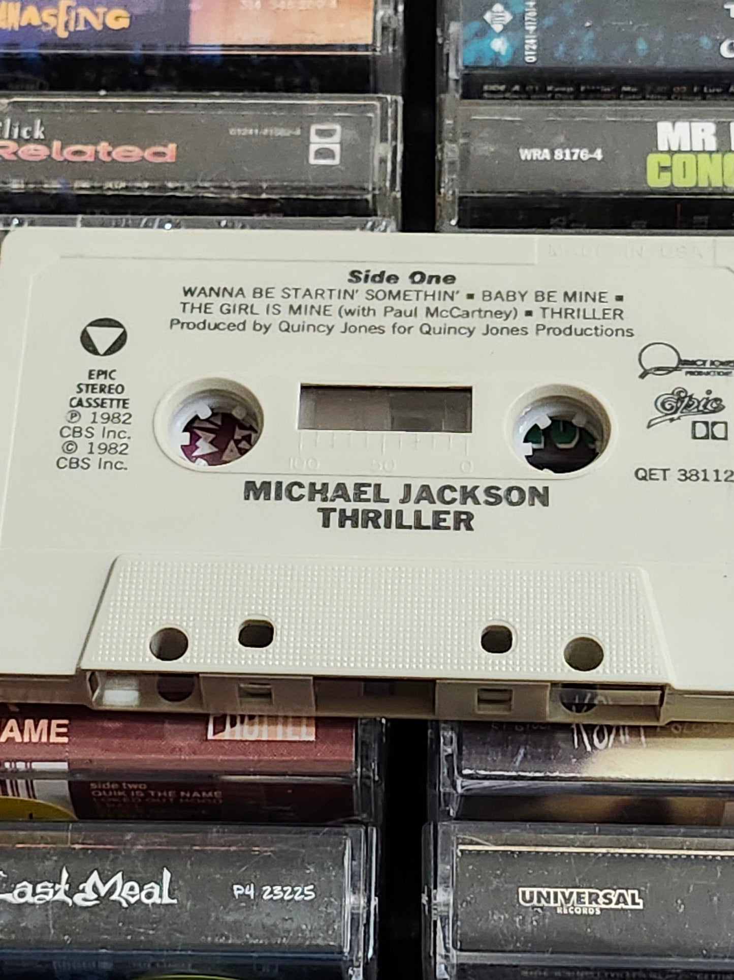 Michael Jackson Thriller  Cassette Tape