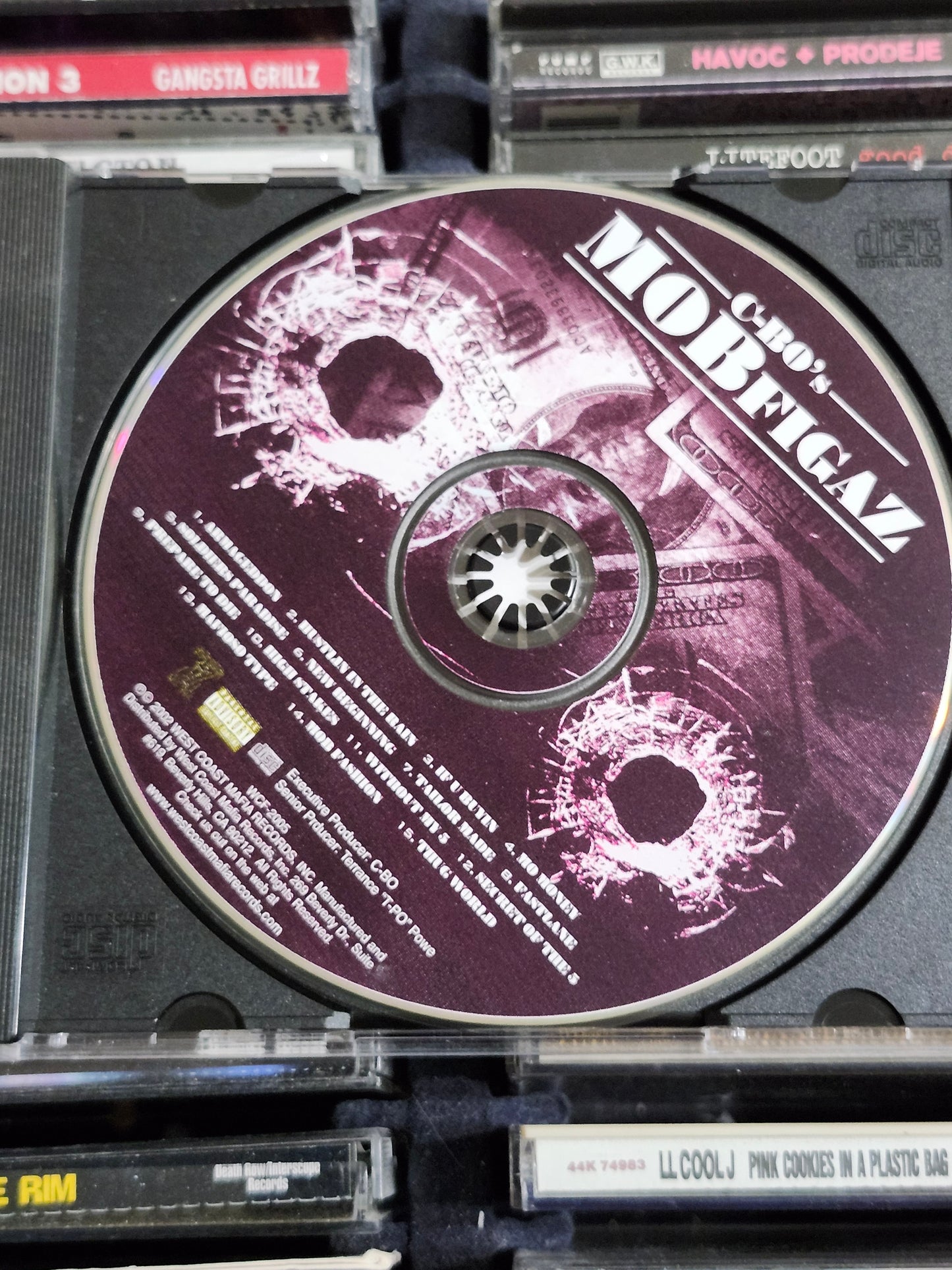 C-Bo's Mob Figaz CD Spice 1 Yukmouth Jacka Husalah Fed Ex AP.9 Rare HTF OOP